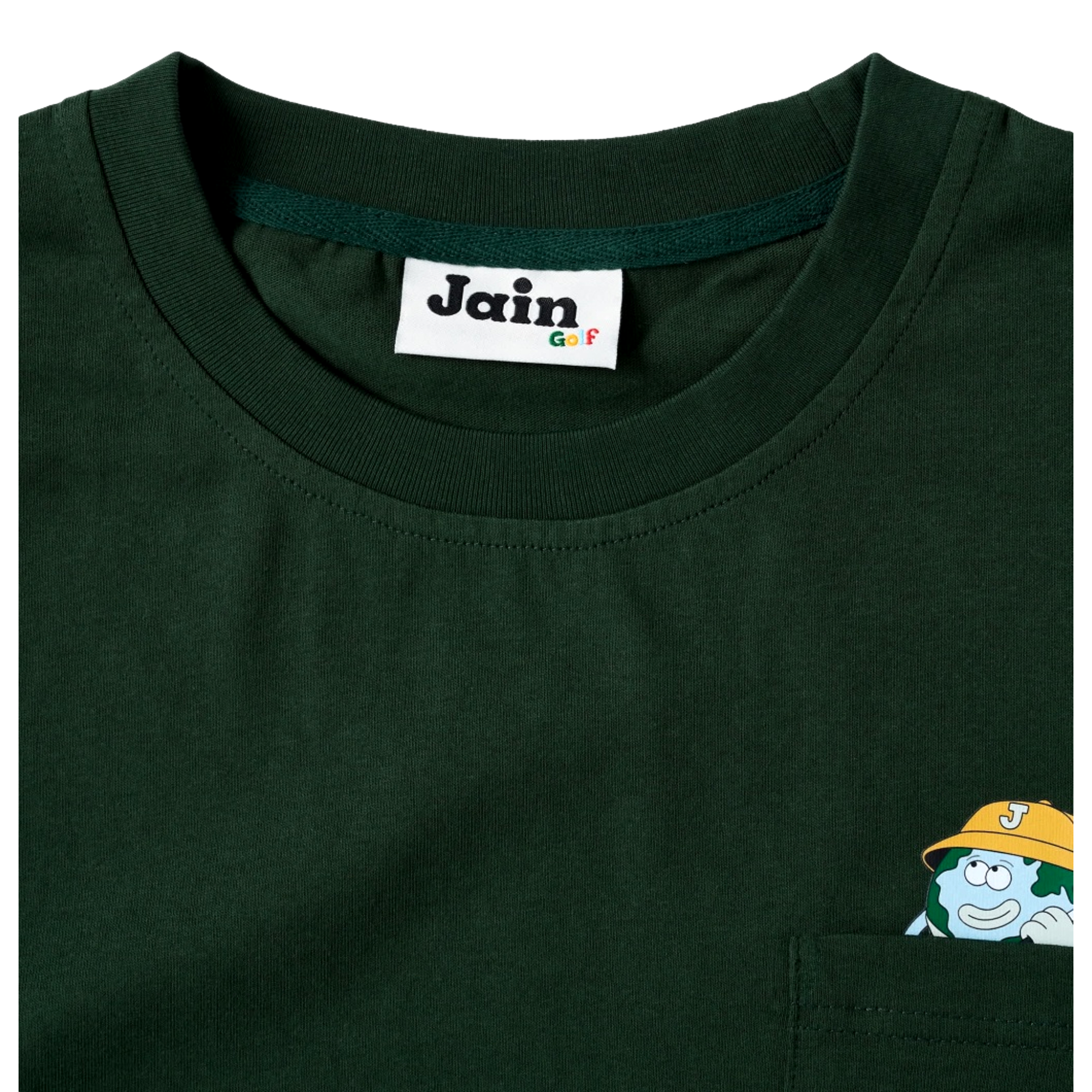 Unisex Crew Neck Golf Pocket Tee