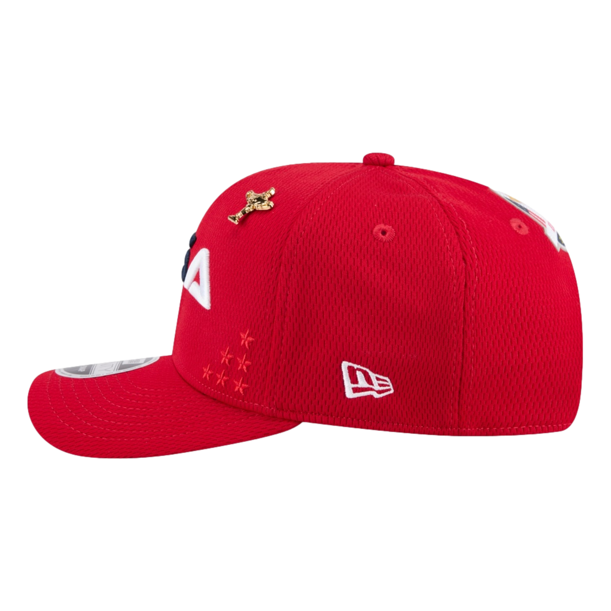 2025 Ryder Cup Team USA Flag 9Seventy Stretch Snap Golf Hat