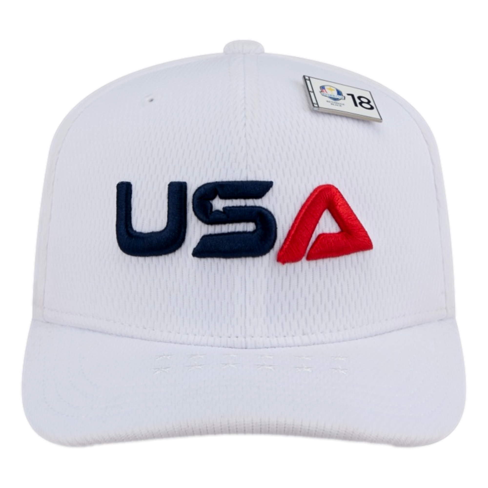 2025 Ryder Cup Team USA Flag 9Seventy Stretch Snap Golf Hat