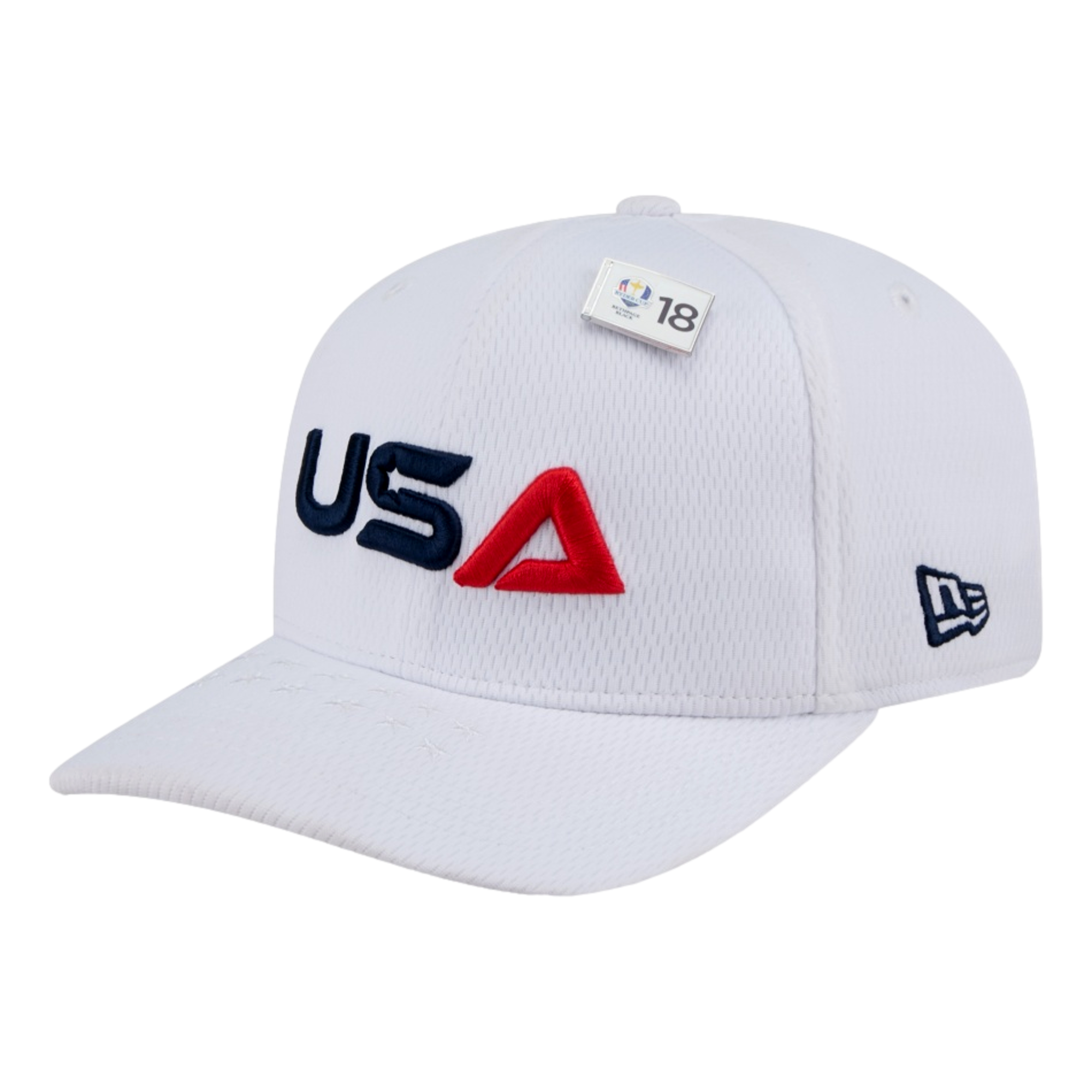 2025 Ryder Cup Team USA Flag 9Seventy Stretch Snap Golf Hat