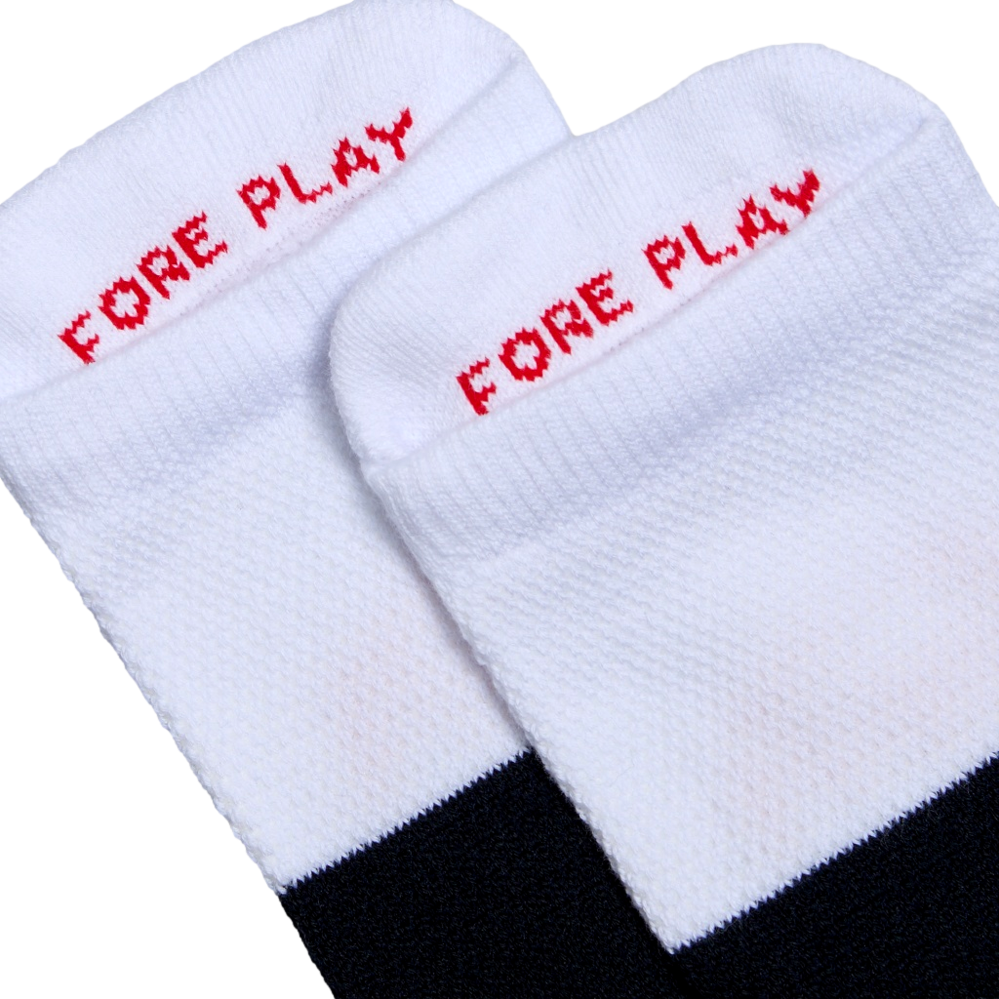 Two Tone Fore Play Men's Ankle Golf Socks