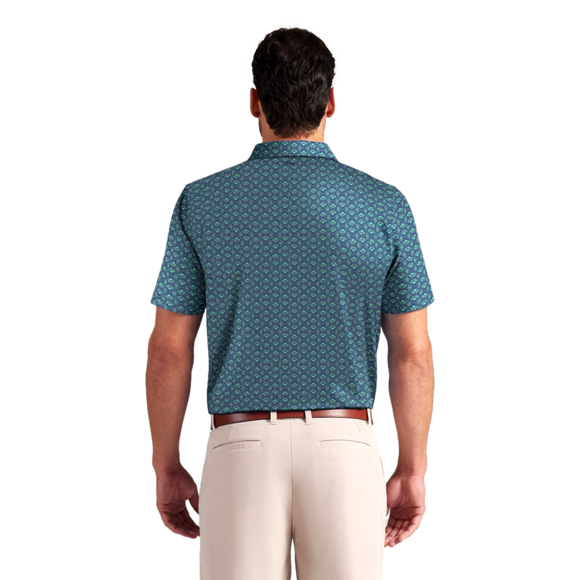 MATTR Scallop Men's Short Sleeve Golf Polo Shirt