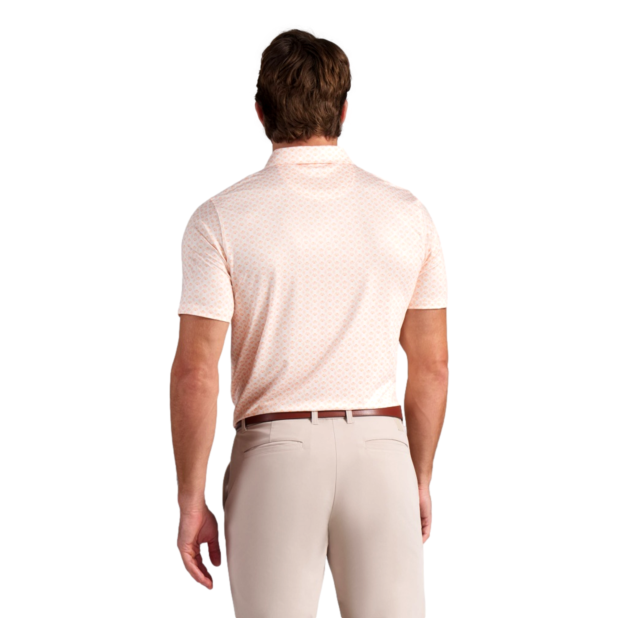 MATTR Scallop Men's Short Sleeve Golf Polo Shirt