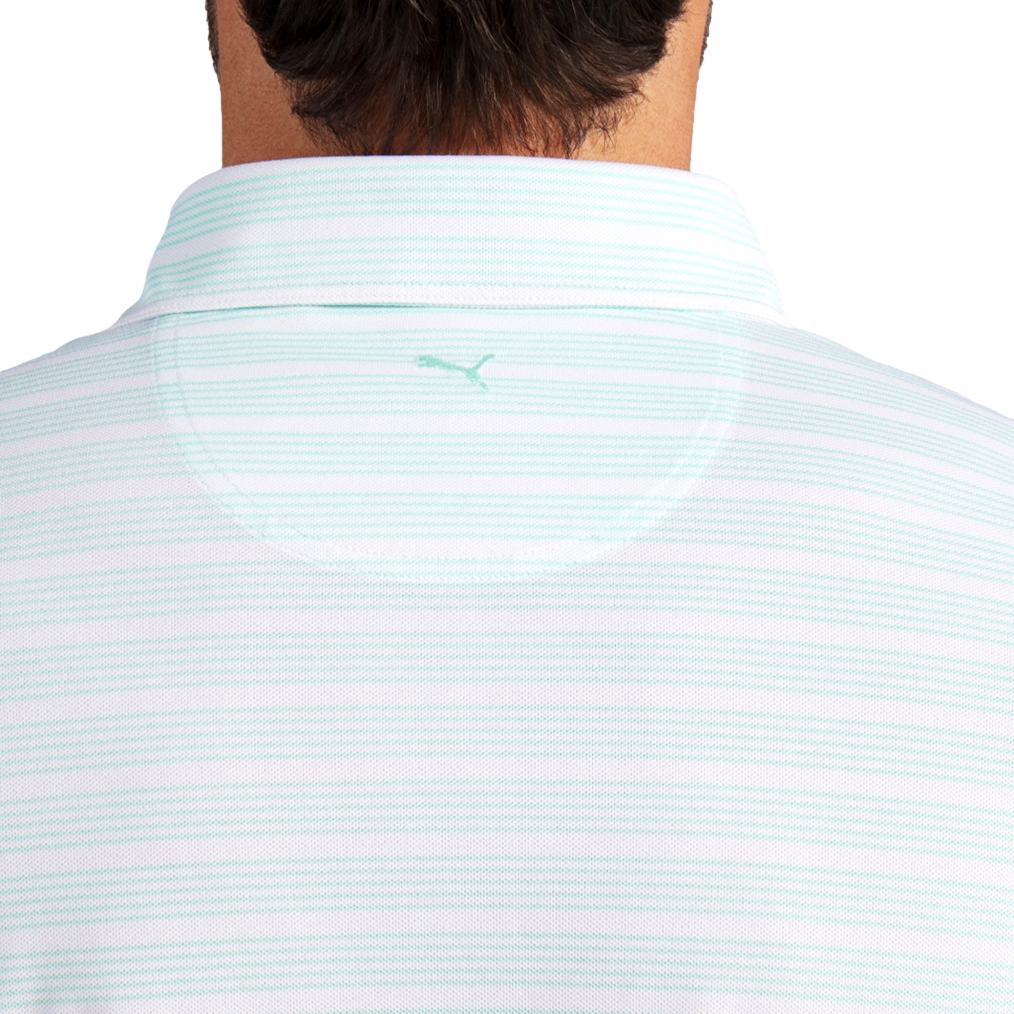 Clubhouse Stripe Men's Short Sleeve Golf Polo Shirt