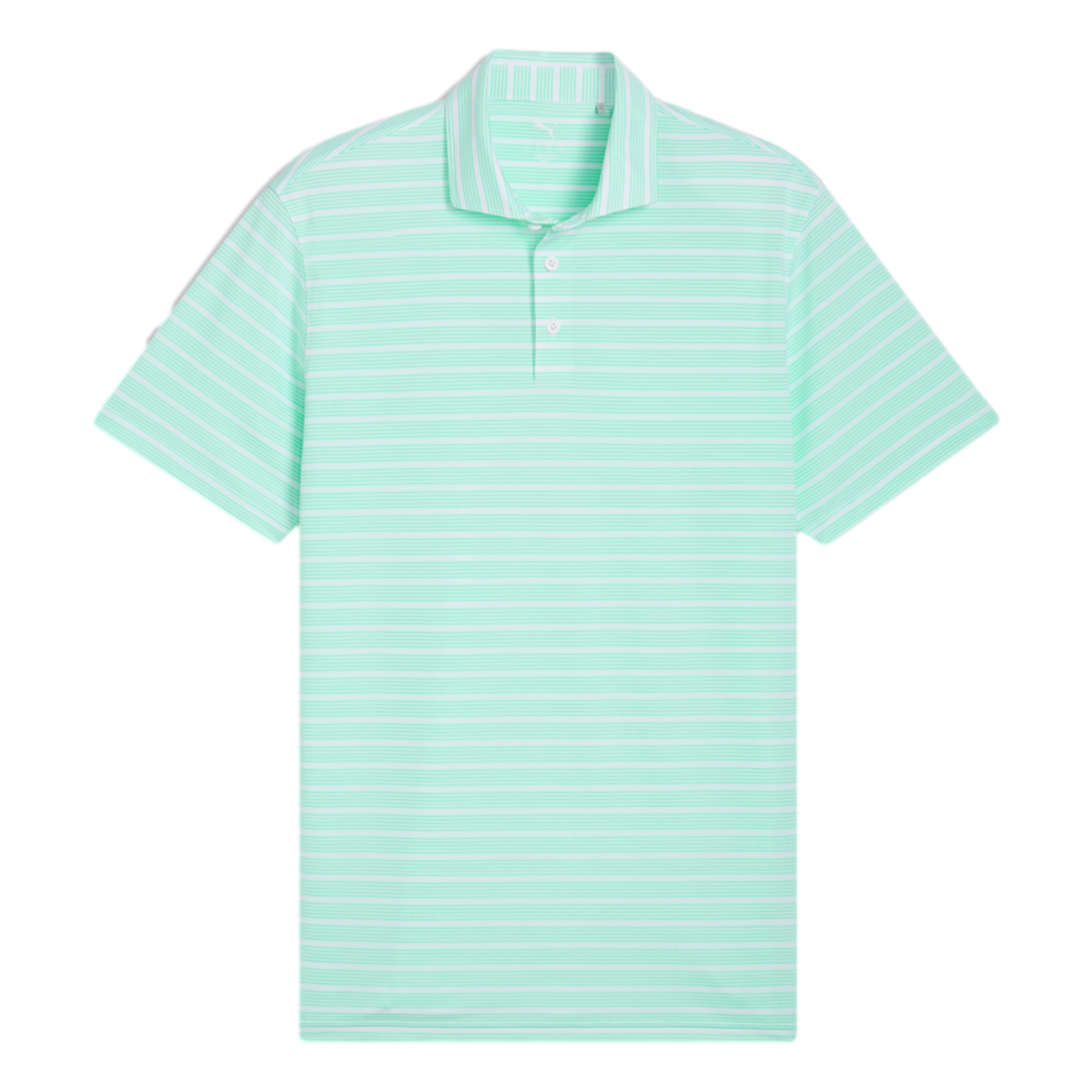 Clubhouse Stripe Men's Short Sleeve Golf Polo Shirt