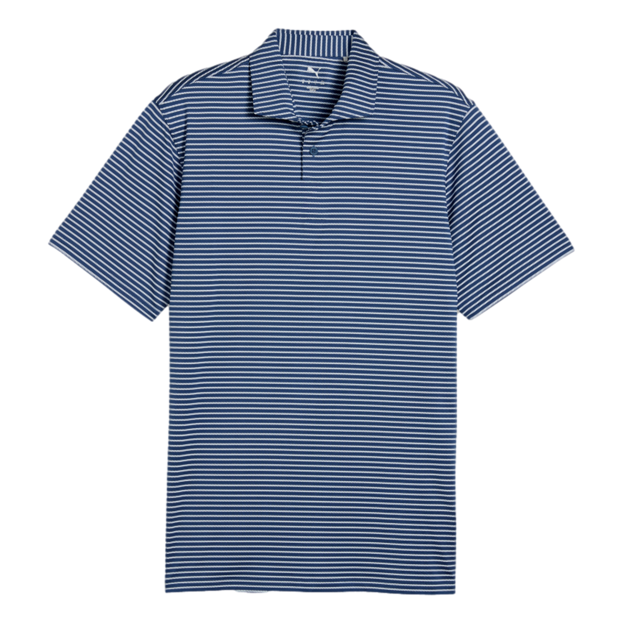 MATTR Brrr Stripe Men's Short Sleeve Golf Polo Shirt