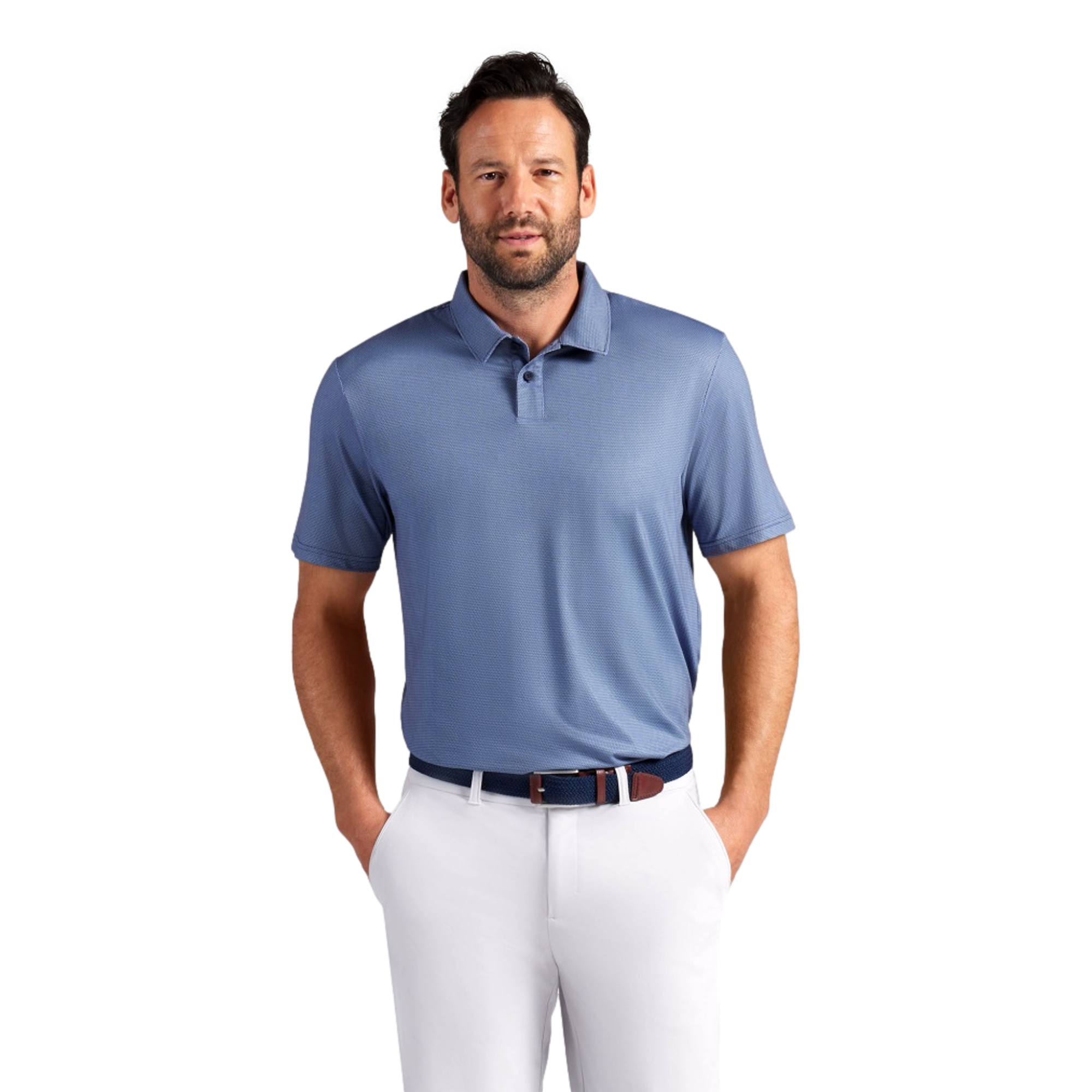 Cloudspun Birdseye Men's Short Sleeve Golf Polo Shirt