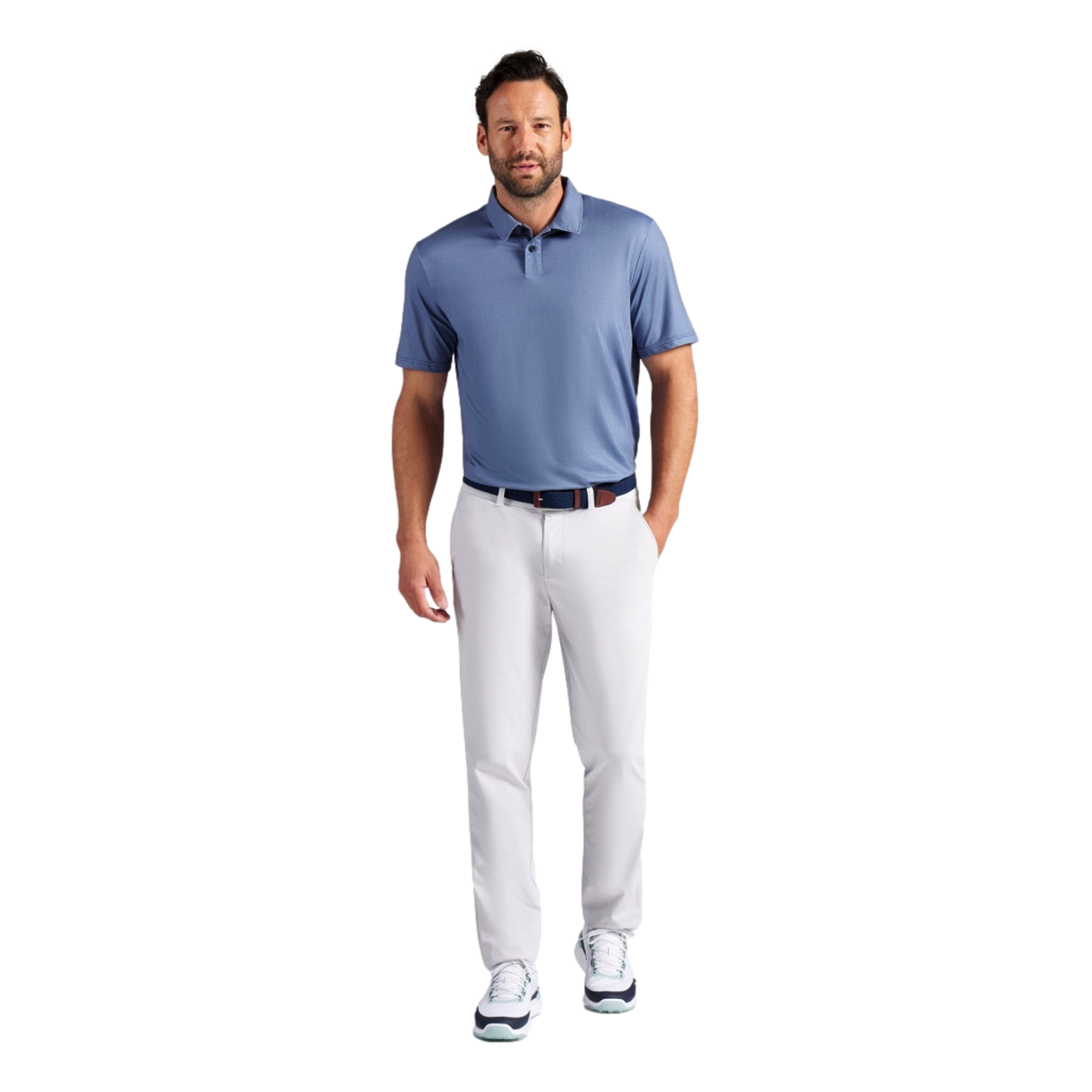 Cloudspun Birdseye Men's Short Sleeve Golf Polo Shirt