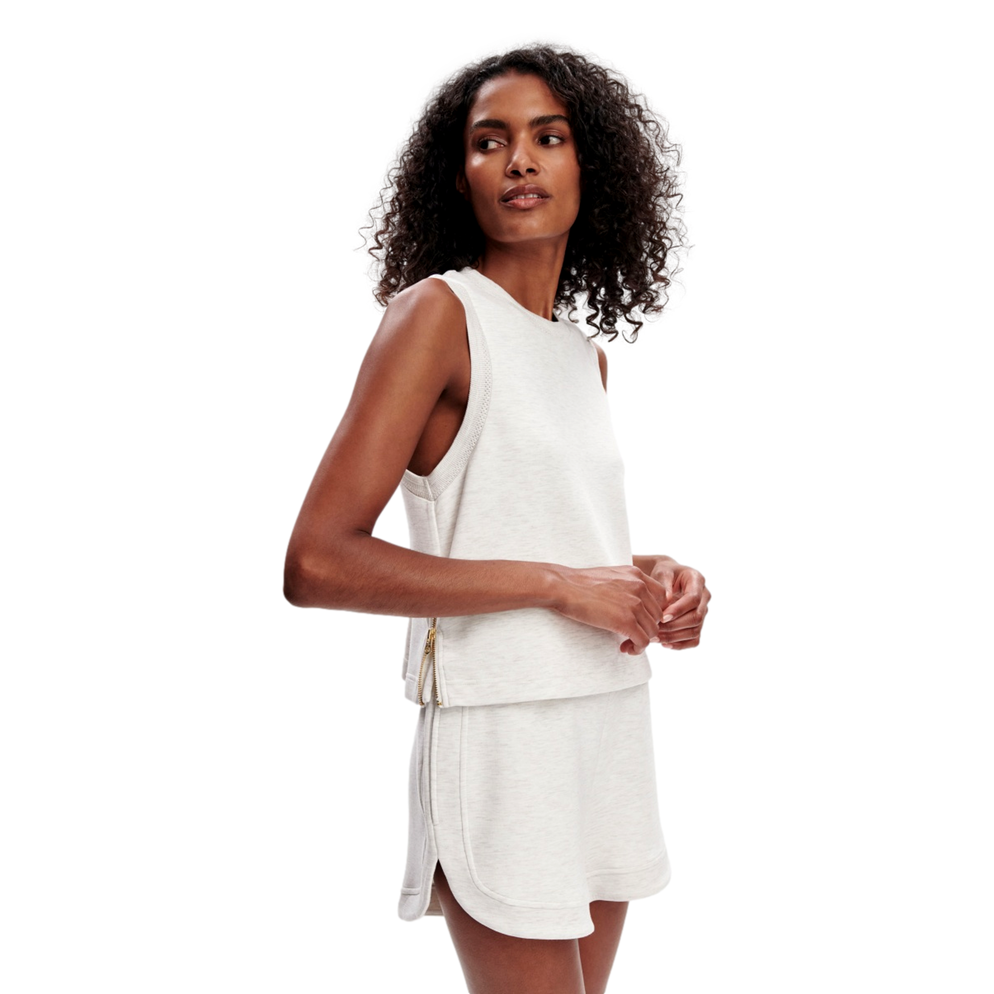 Shea Cropped Tank Women's Sleeveless Golf Shirt