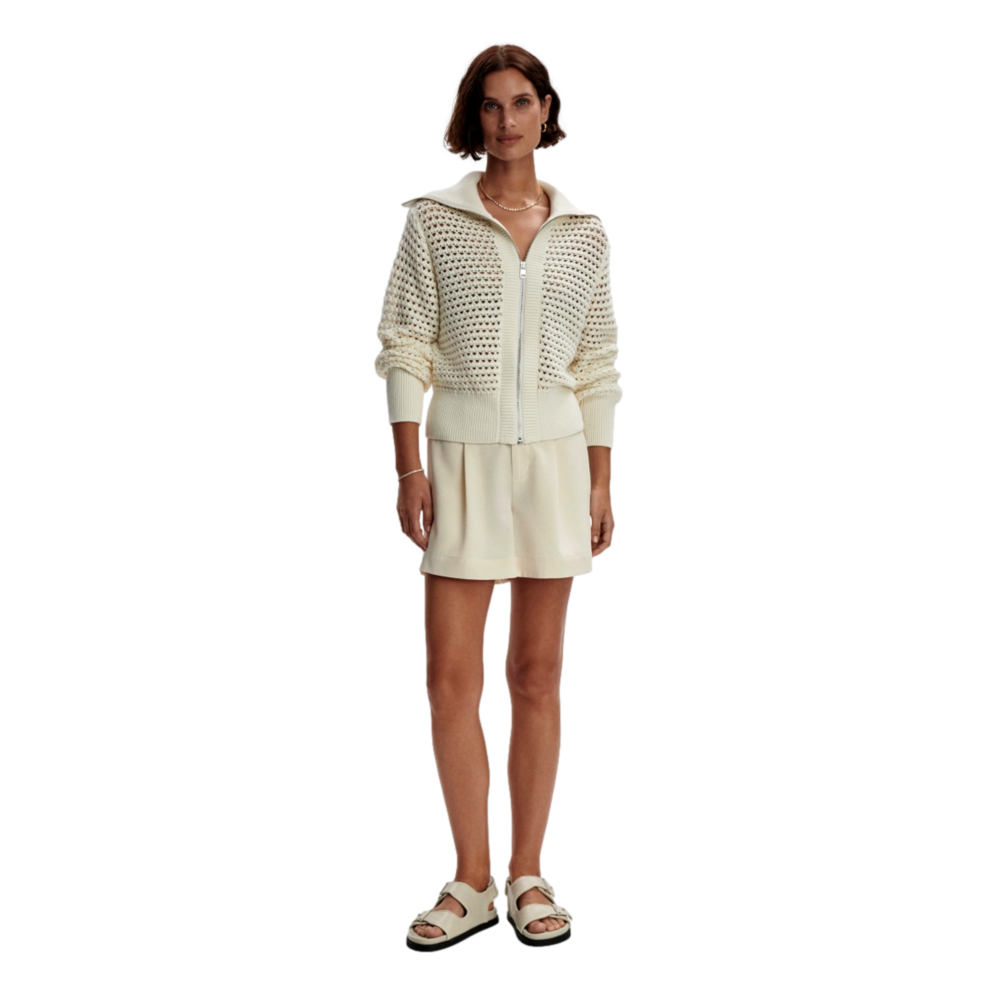 Women's Eloise Knit Full Zip Long Sleeve Jacket