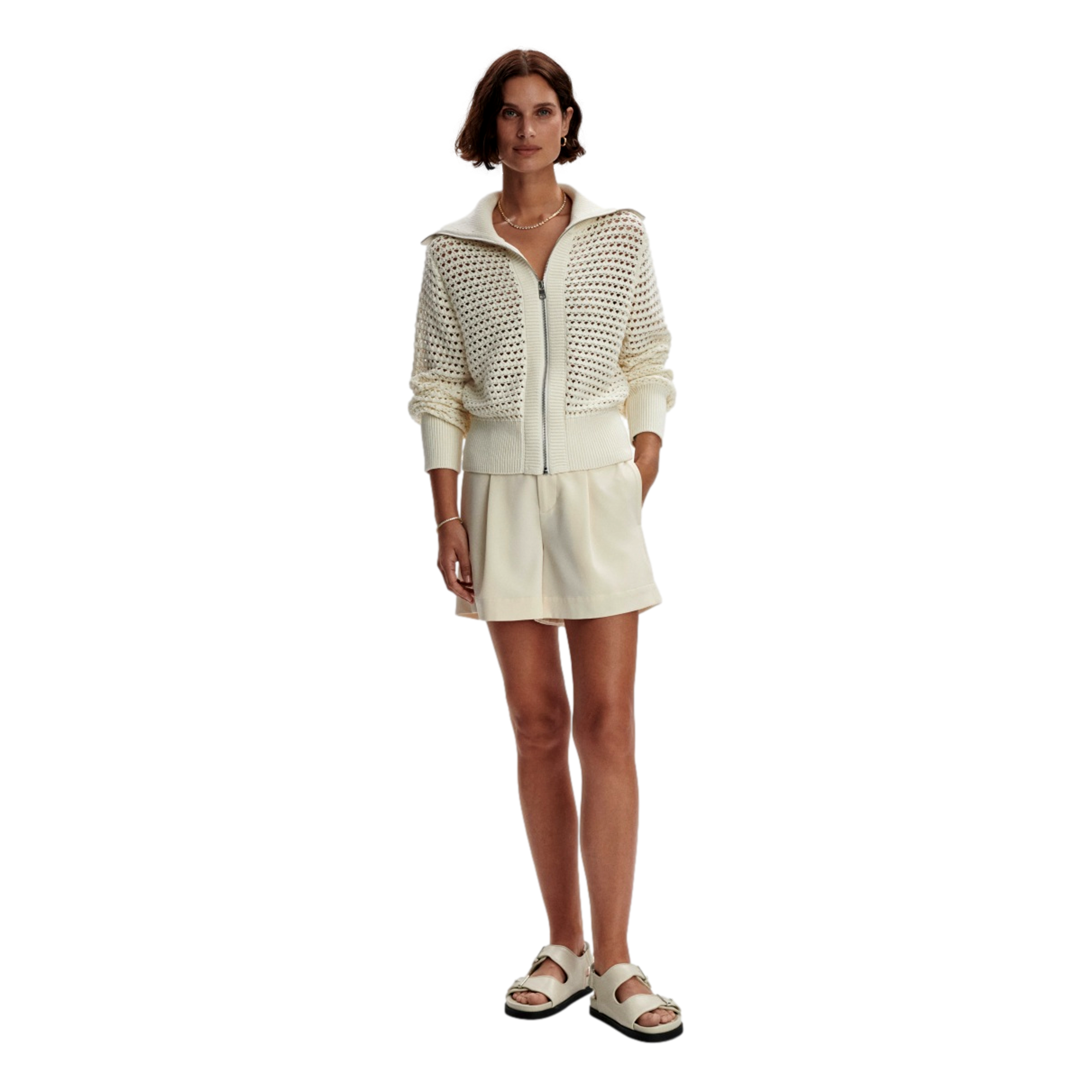 Women's Eloise Knit Full Zip Long Sleeve Jacket