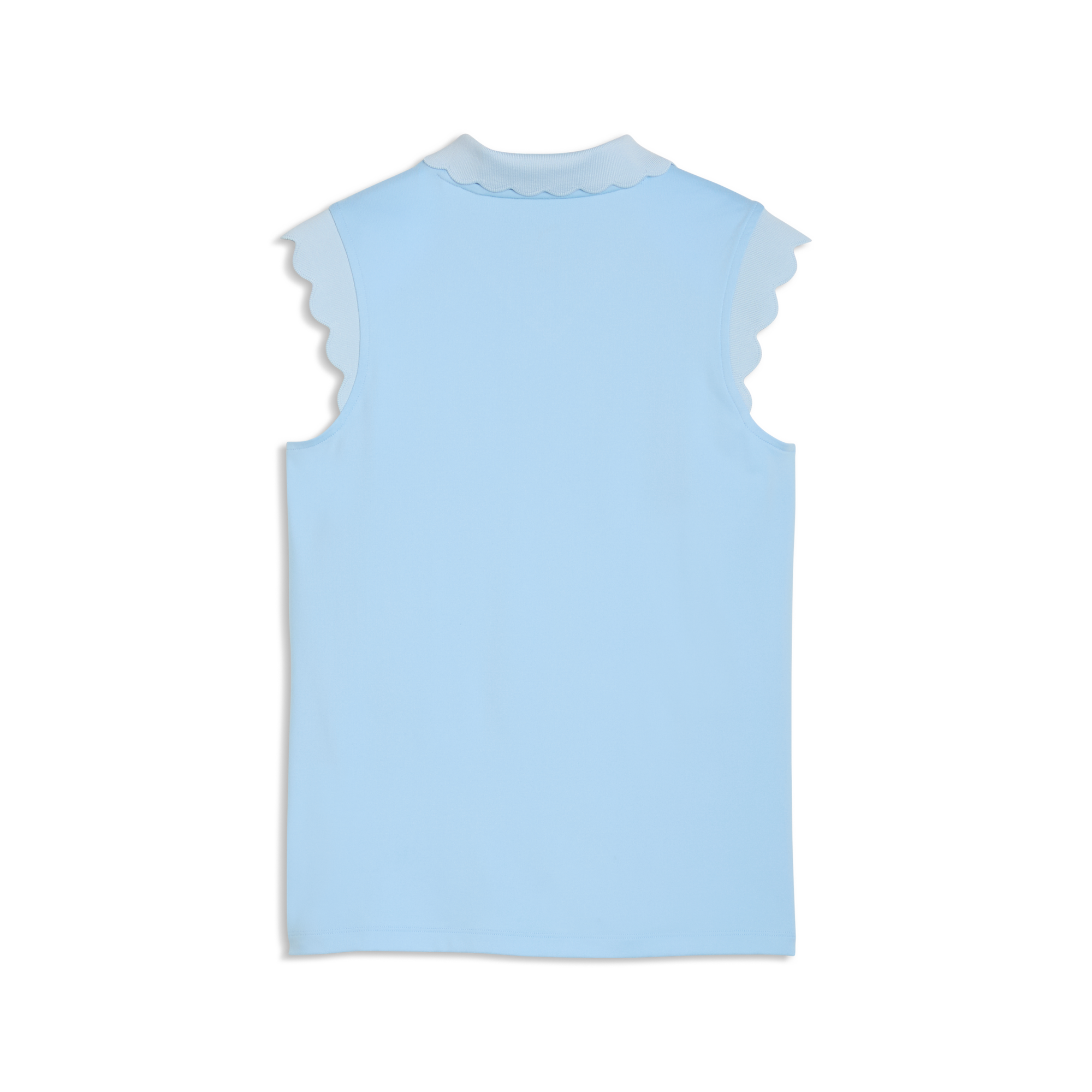 Girl's Cloudspun Scallop Sleeveless Golf Polo Shirt