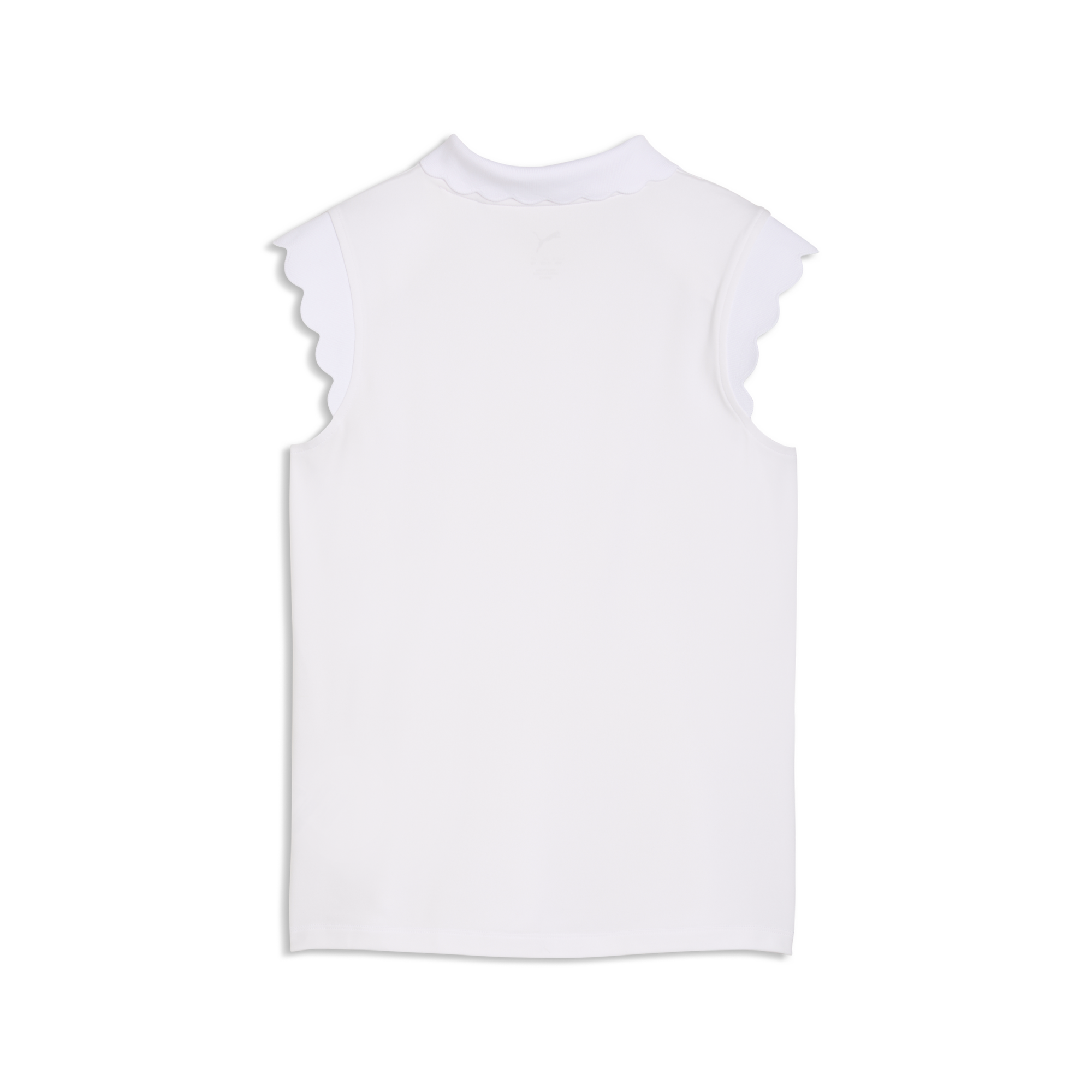 Girl's Cloudspun Scallop Sleeveless Golf Polo Shirt