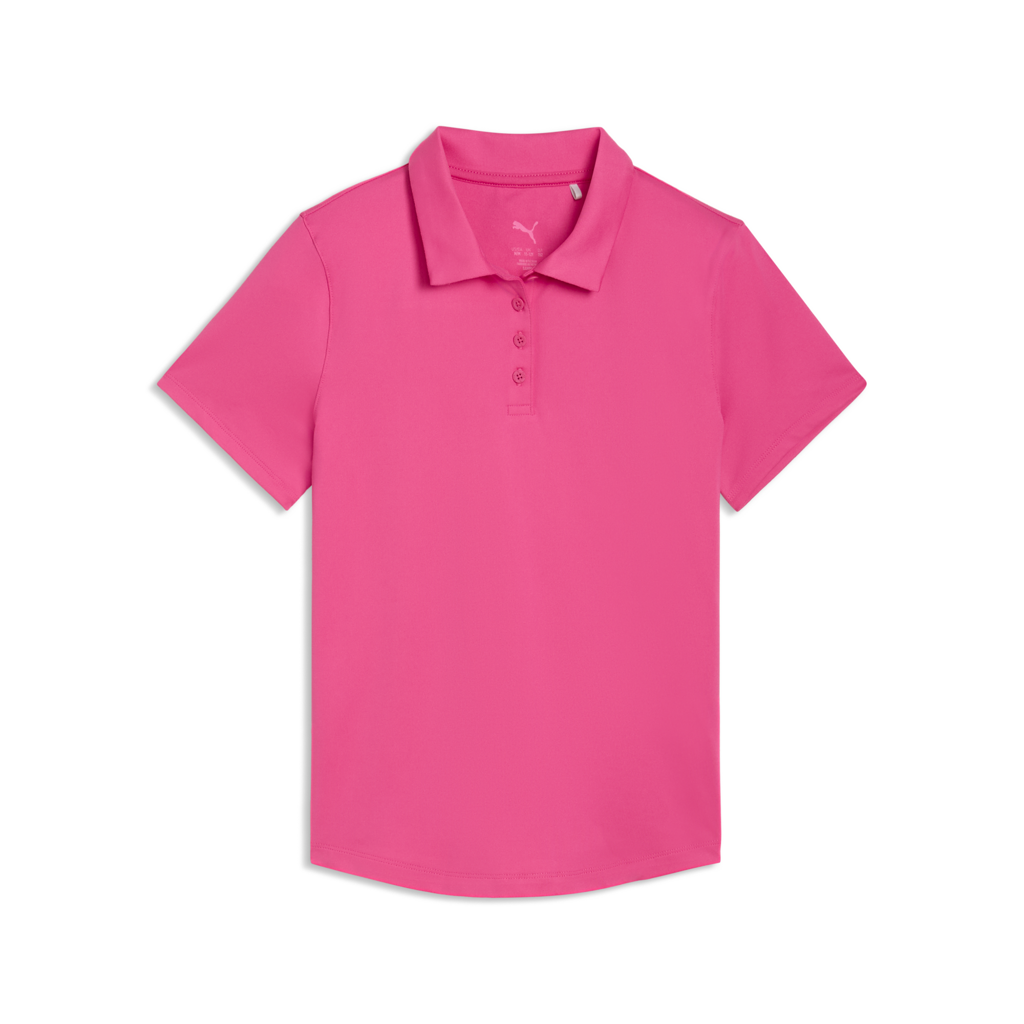 Girls Cloudspun Solid Short Sleeve Golf Polo Shirt