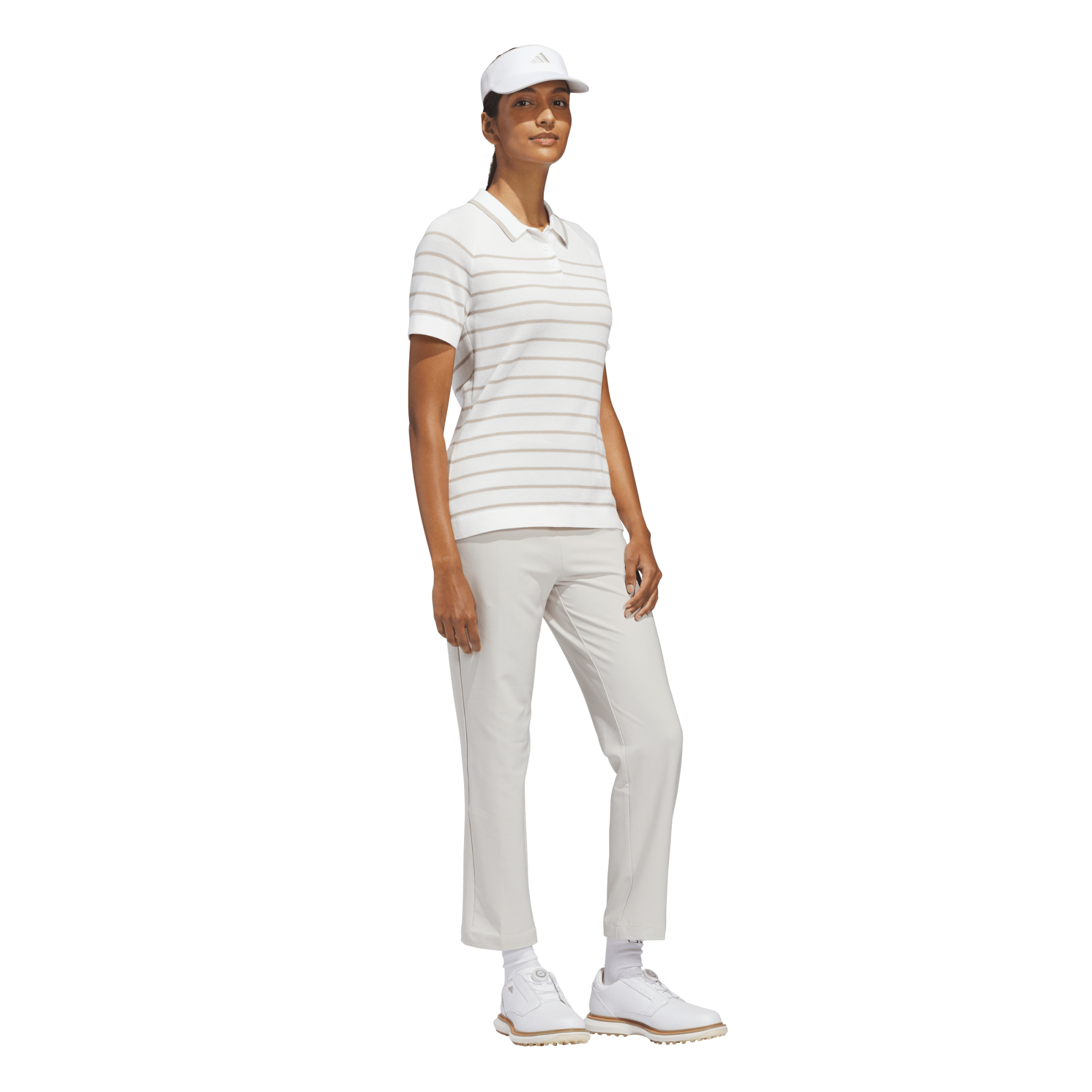 Ultimate365 Stripe Women's Knit Short Sleeve Golf Polo Shirt