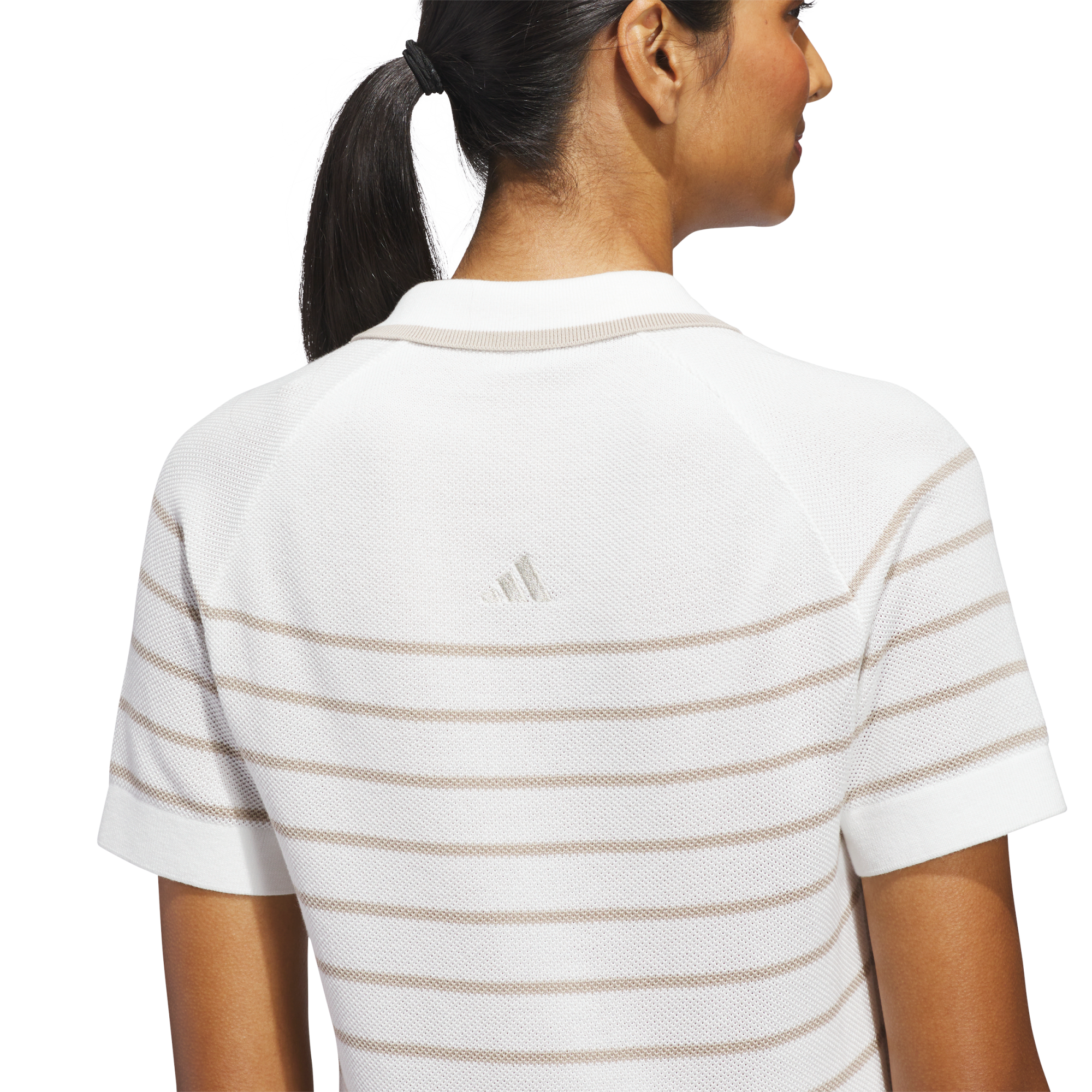 Ultimate365 Stripe Women's Knit Short Sleeve Golf Polo Shirt