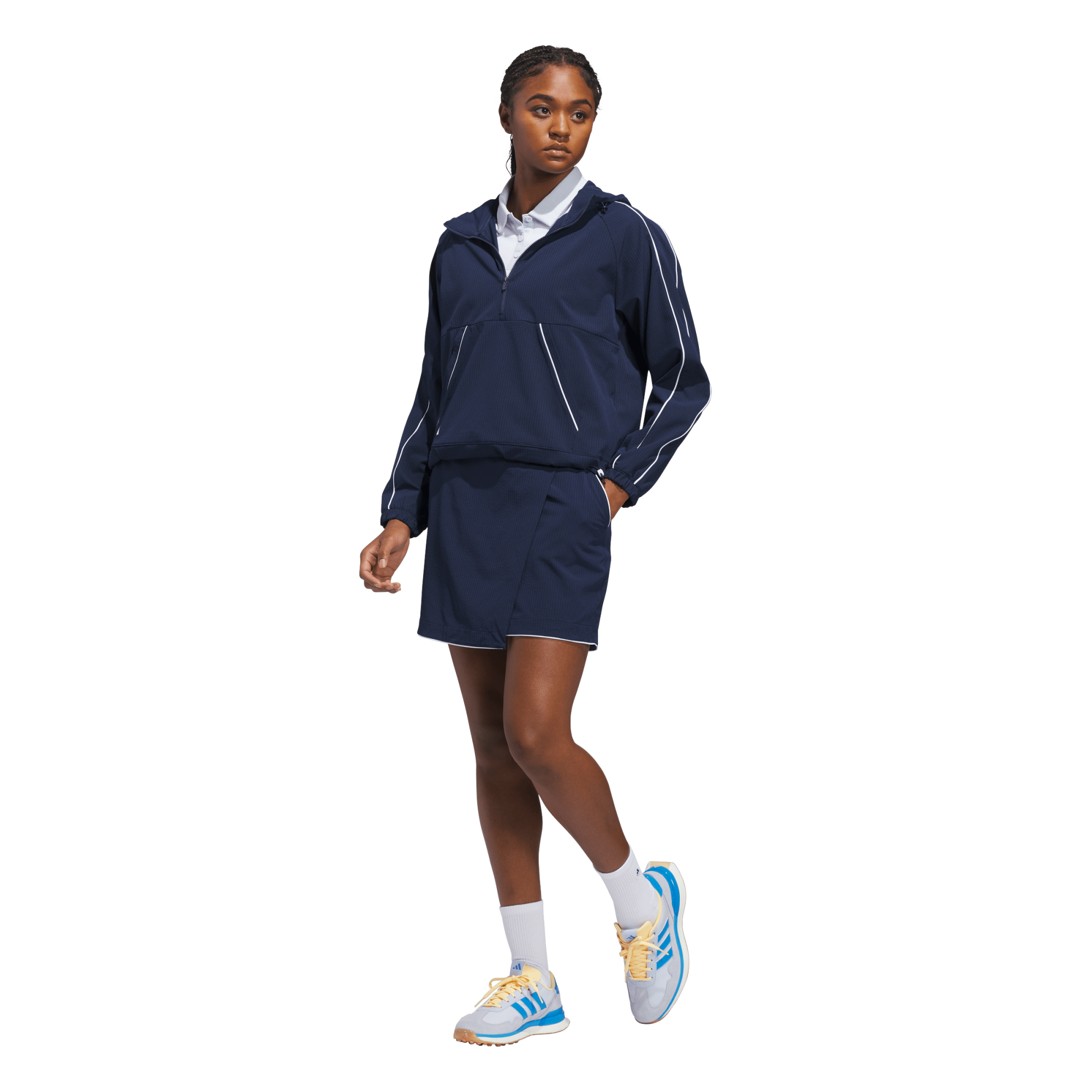 Ultimate365 Seersucker Women's Quarter Zip Golf Jacket | PGA TOUR