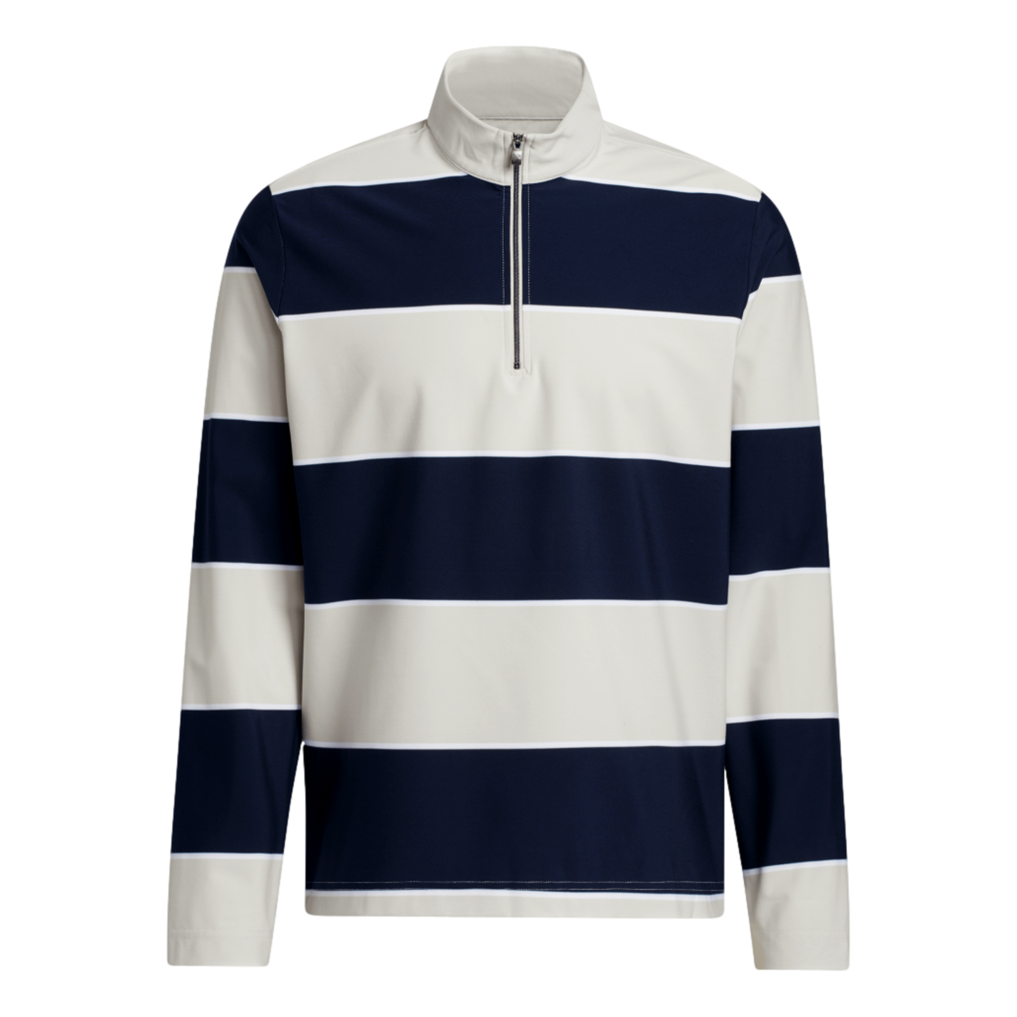 Ultimate 365 Rugby Striped Men's Long Sleeve Golf Polo Shirt