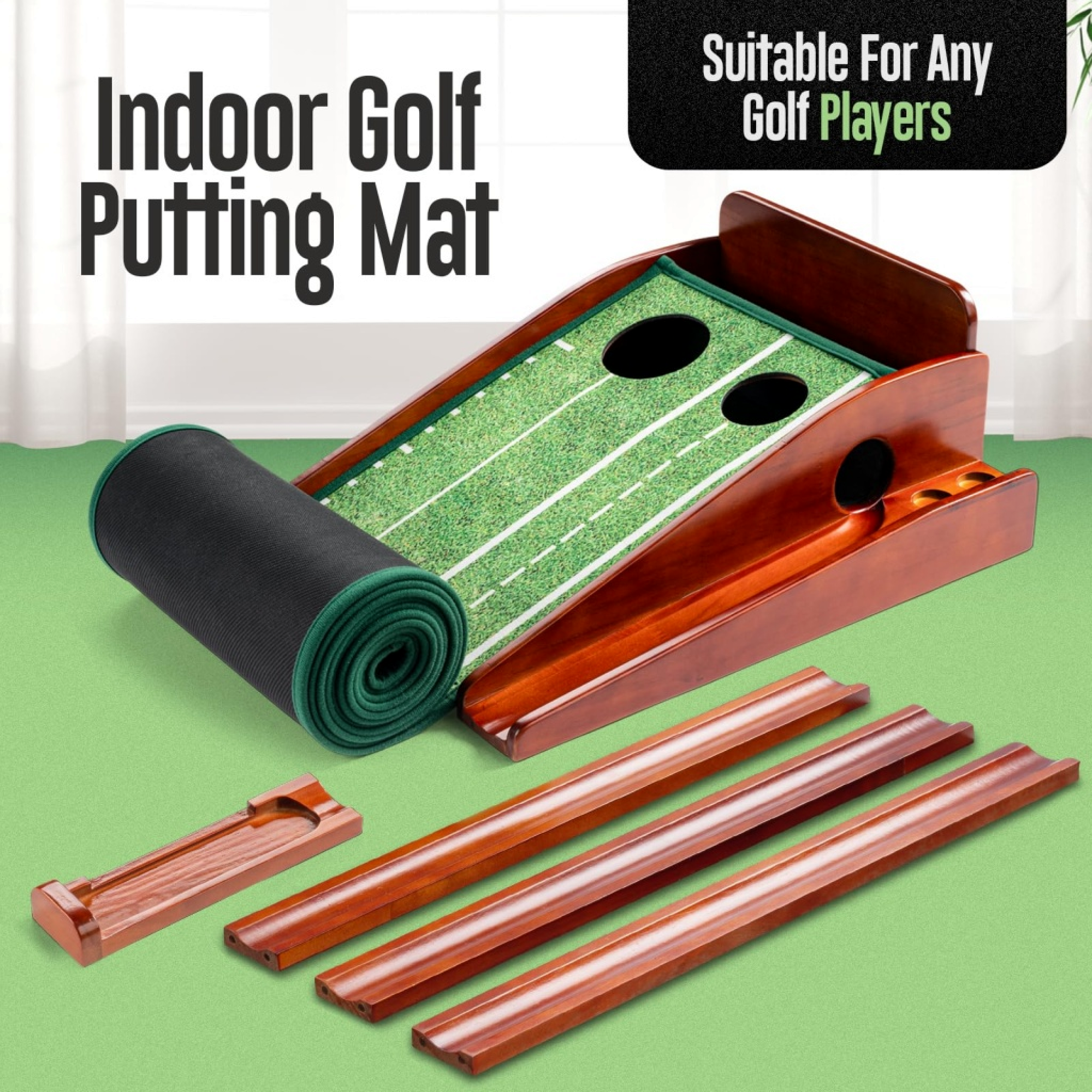 Palladium Golf Putting Mat Trainer - Thumbnail 3