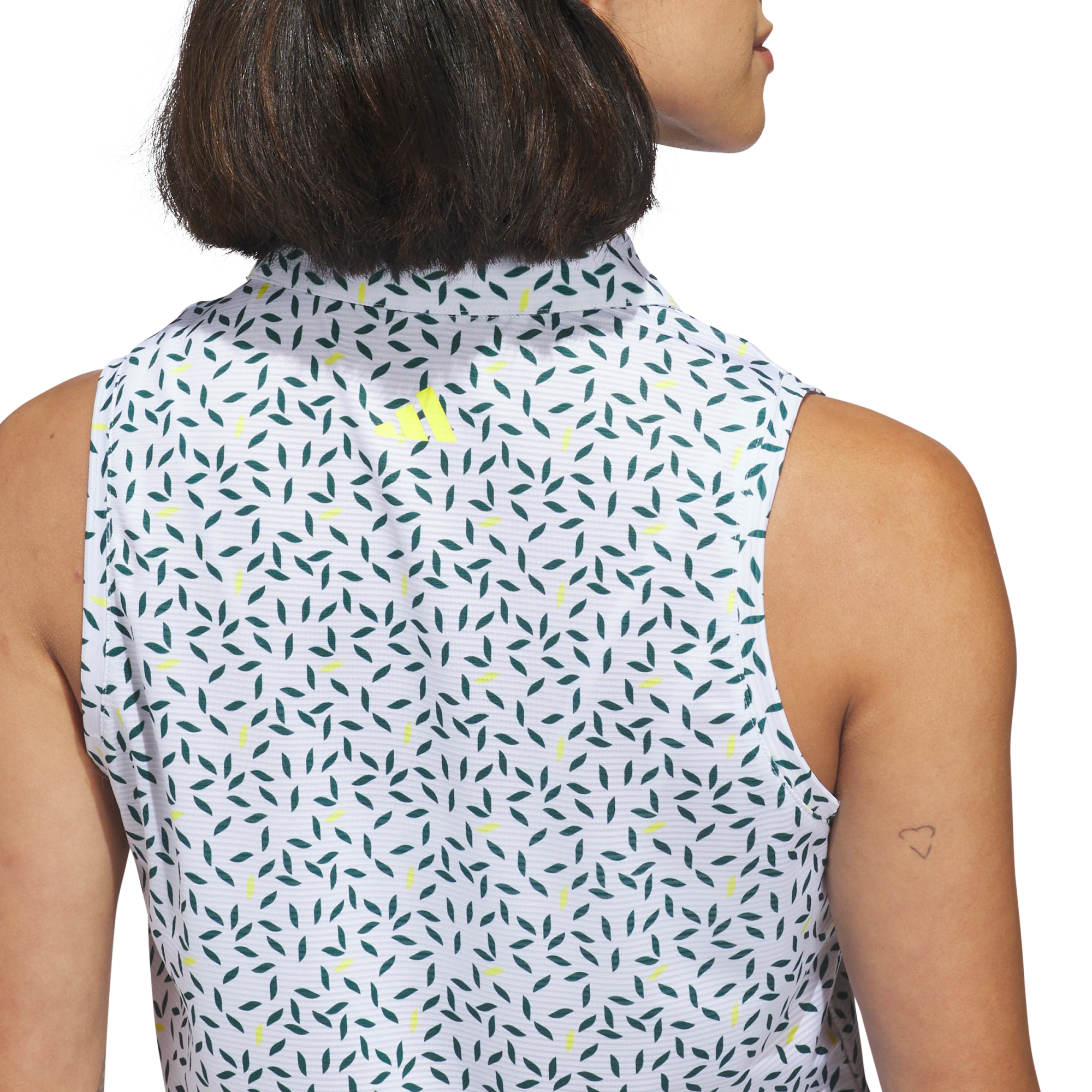 Ultimate365 Printed Ottoman Women's Sleeveless Golf Polo Shirt