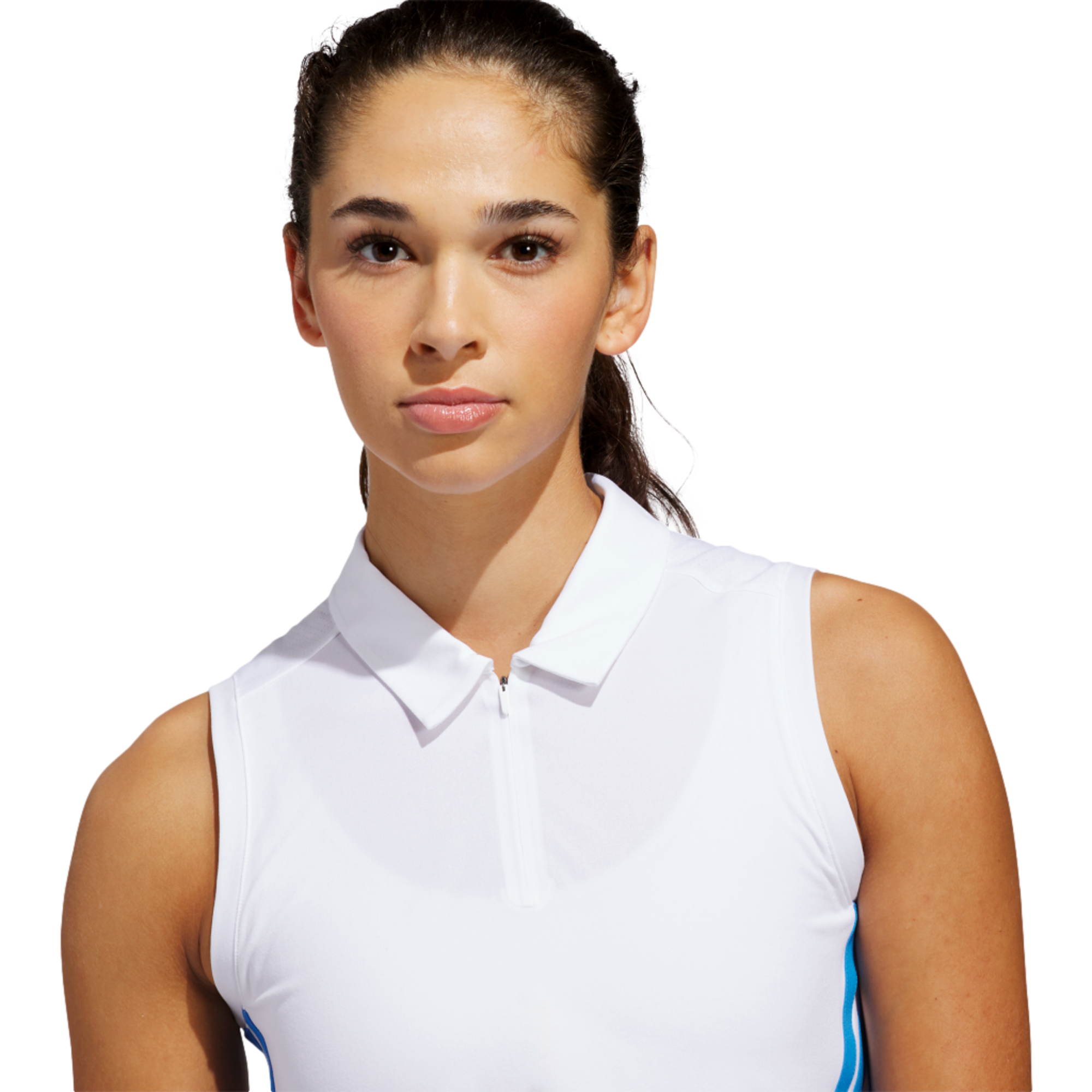 Beyond The Course Crop Twistknit Women's Sleeveless Golf Polo Shirt