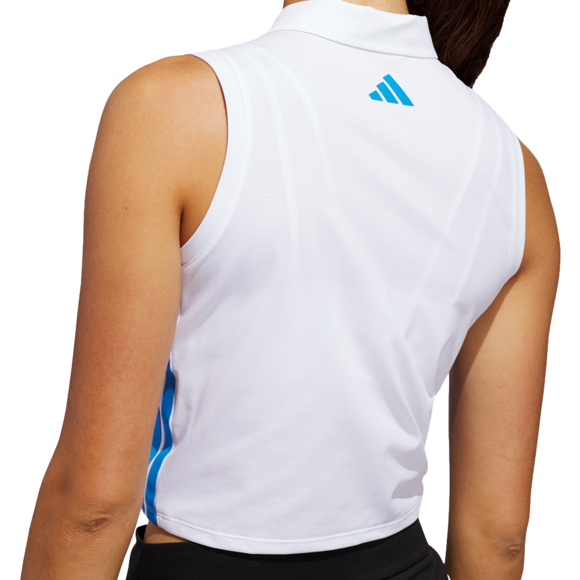 Beyond The Course Crop Twistknit Women's Sleeveless Golf Polo Shirt