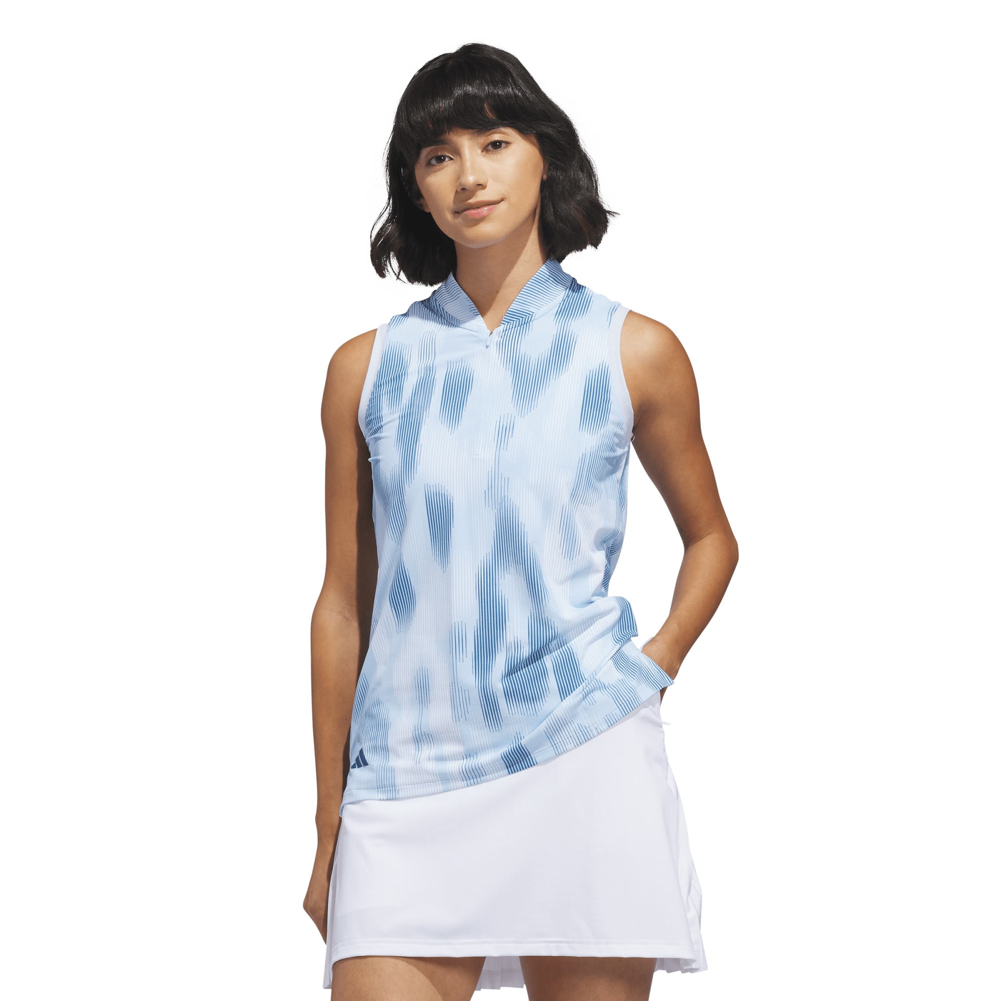 Ultimate365 Tour Printed Women's Sleeveless Golf Polo Shirt