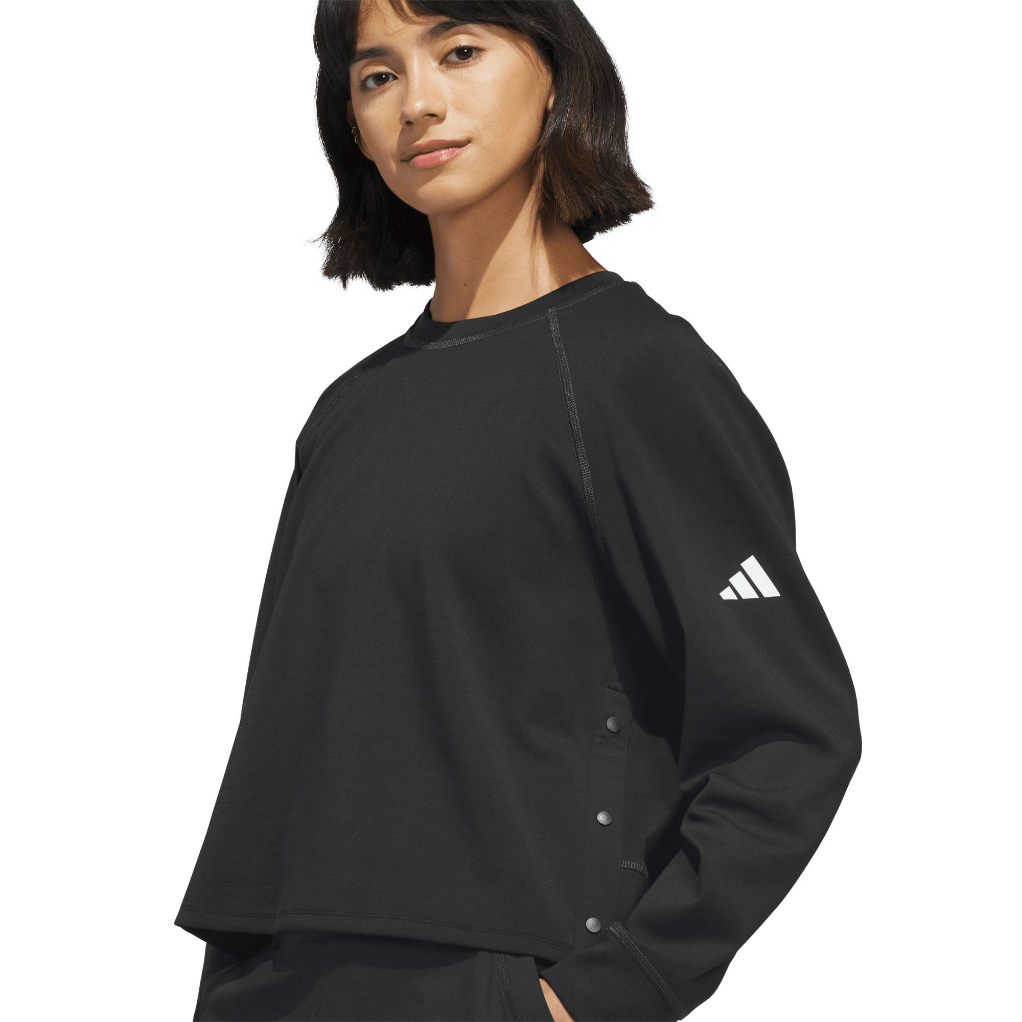Beyond The Course Side-snap Twistweave Women's Golf Sweater