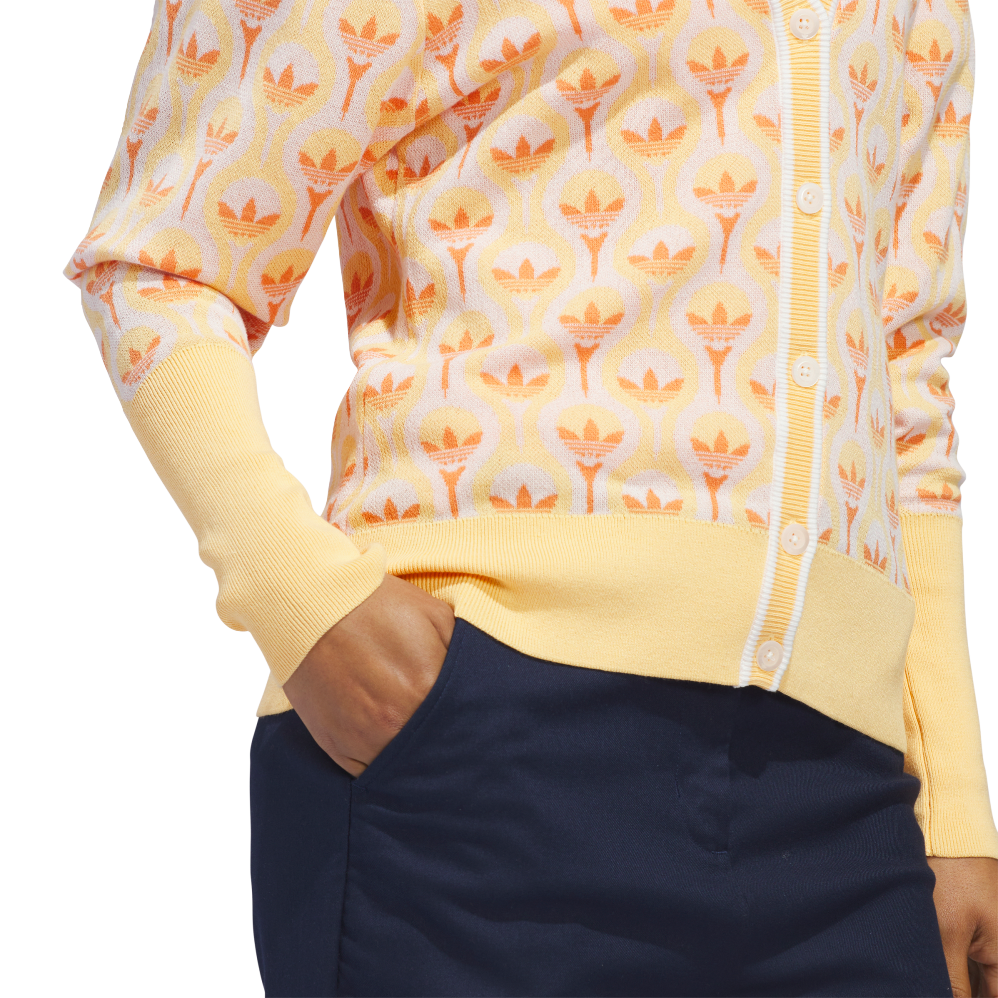 Originals All Over Women's Golf Cardigan Sweater