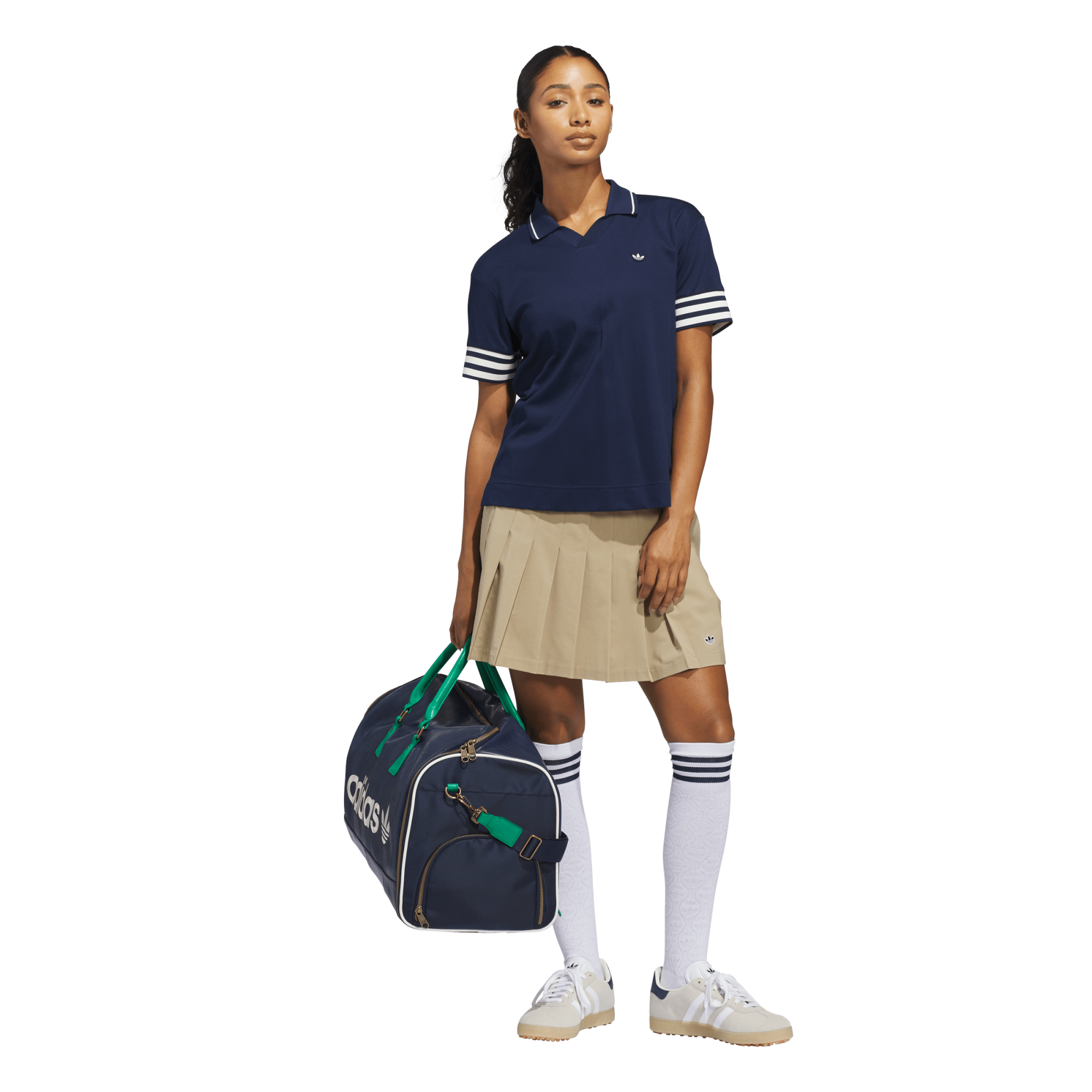 Originals 3-Stripe Women's Short Sleeve Golf Polo Shirt