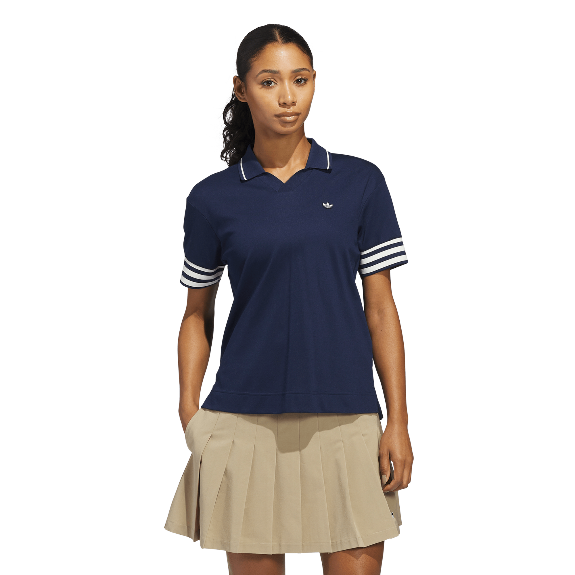 Originals 3-Stripe Women's Short Sleeve Golf Polo Shirt