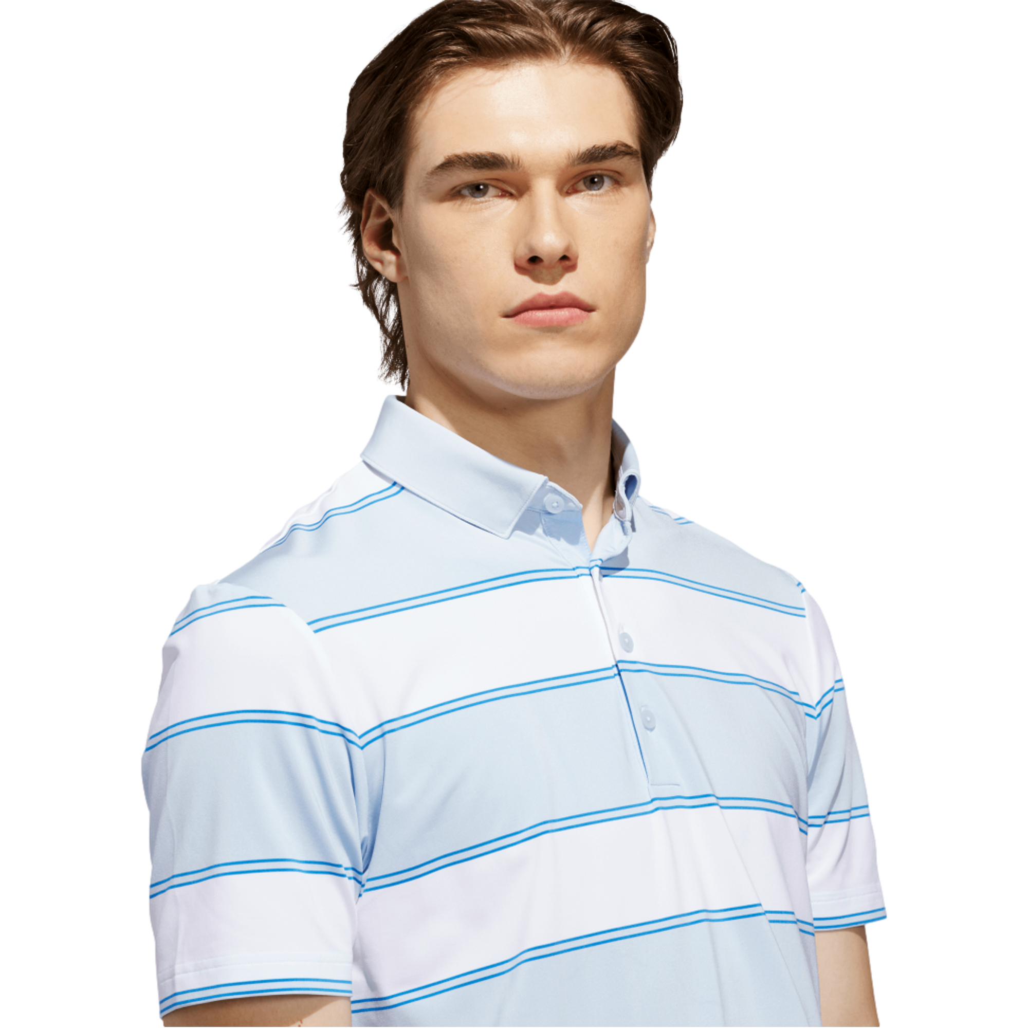 Ultimate 365+ Striped Men's Golf Polo Shirt