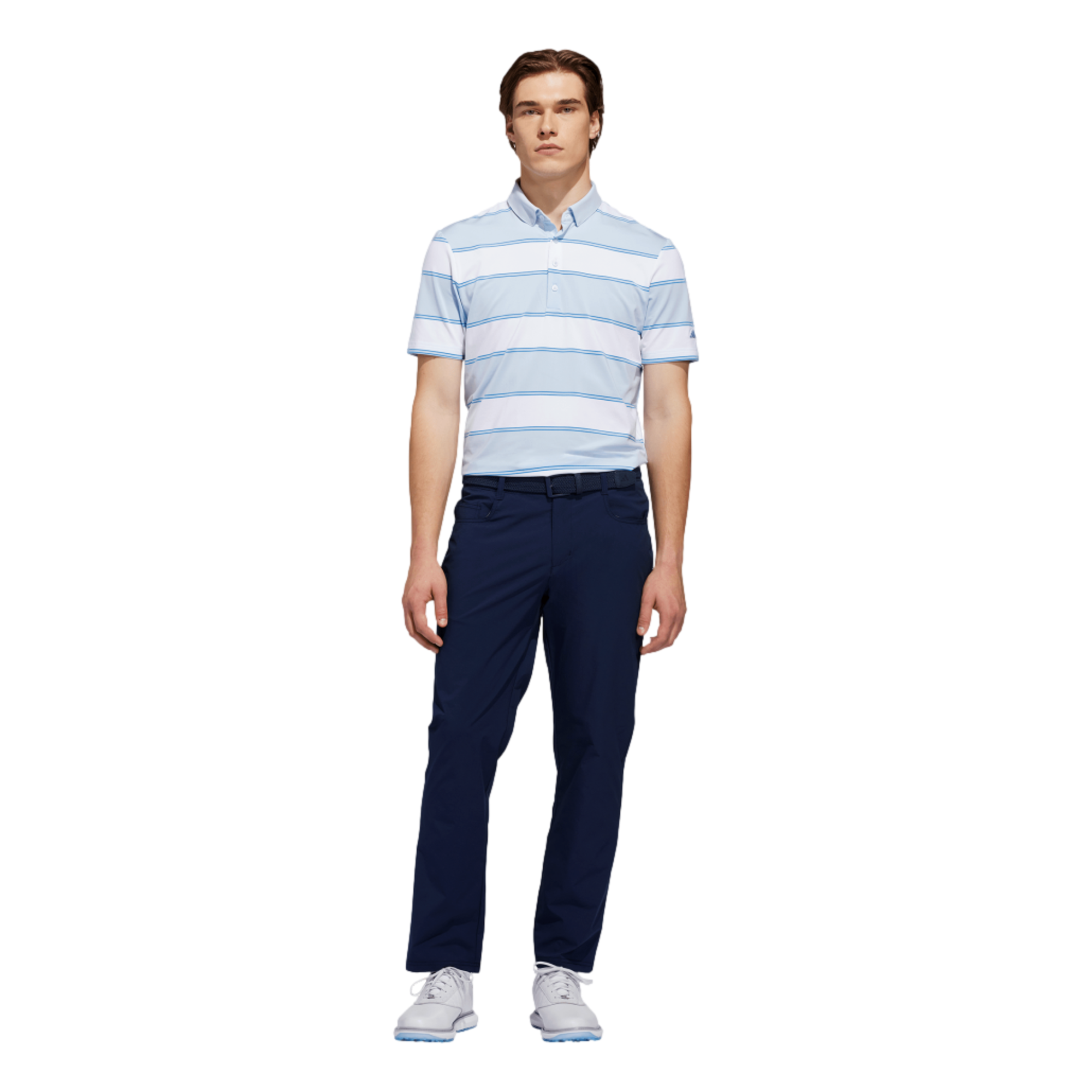Ultimate 365+ Striped Men's Golf Polo Shirt