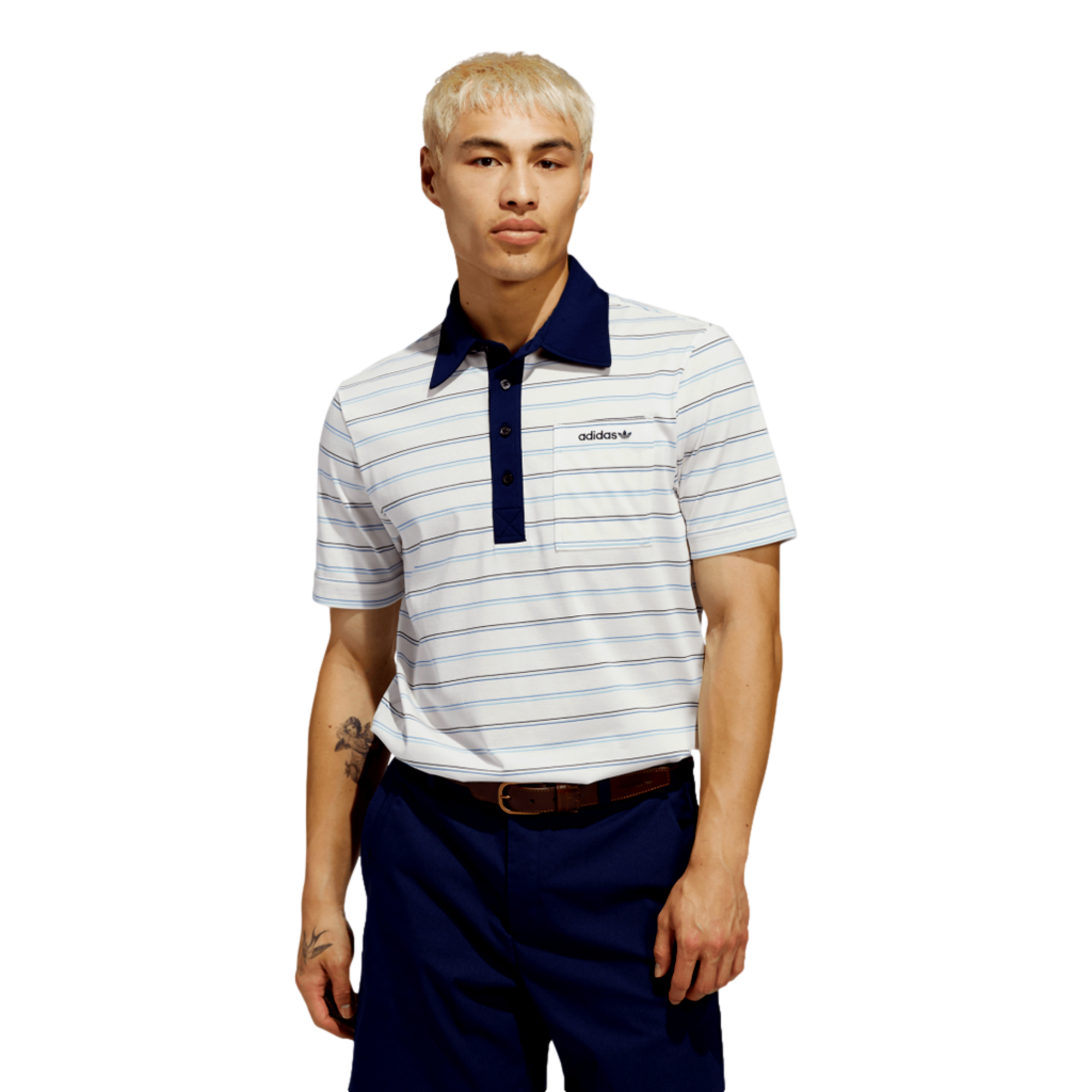 adidas Originals Archive Stripe Men's Golf Polo Shirt
