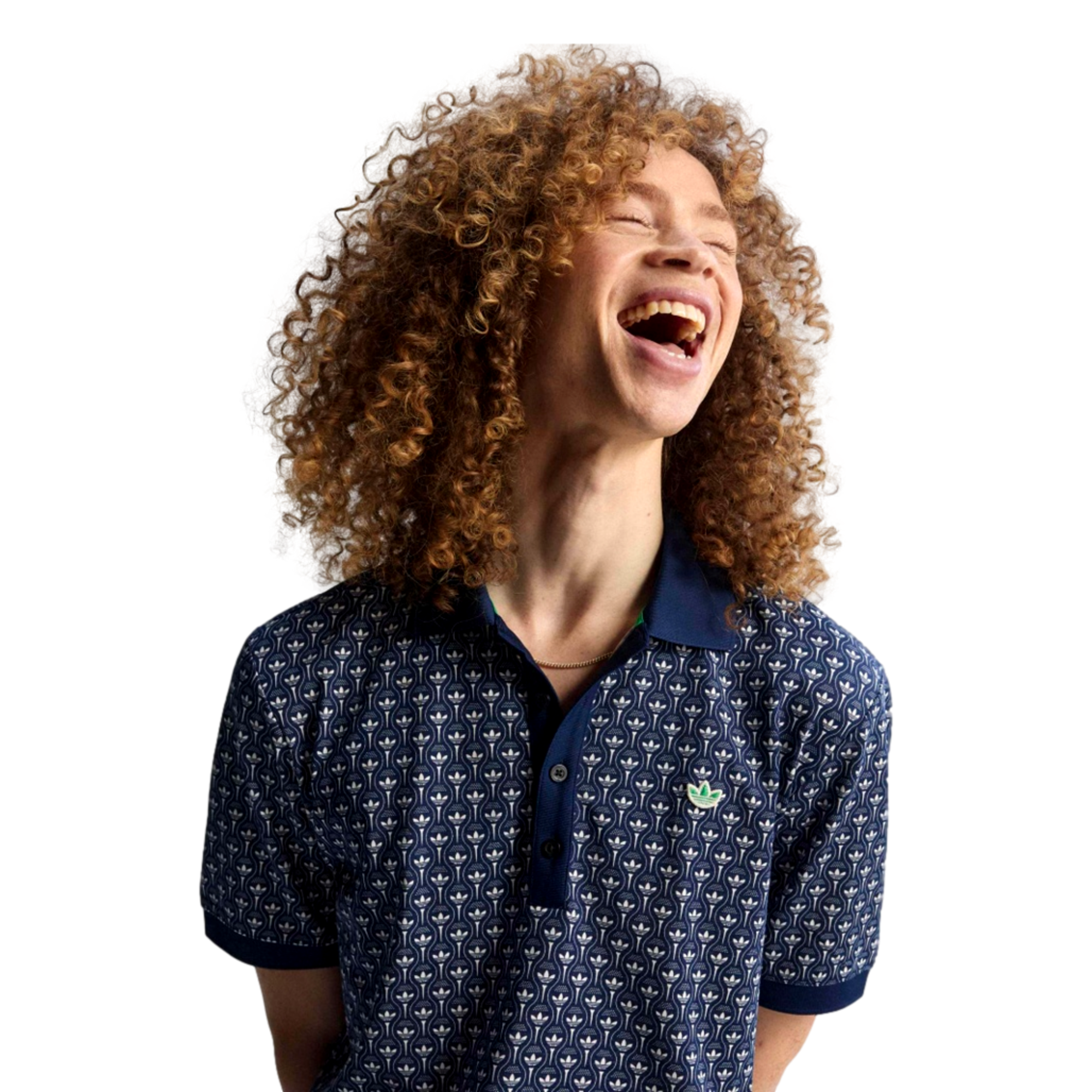 Originals All Over Trefoil Men's Golf Polo Shirt