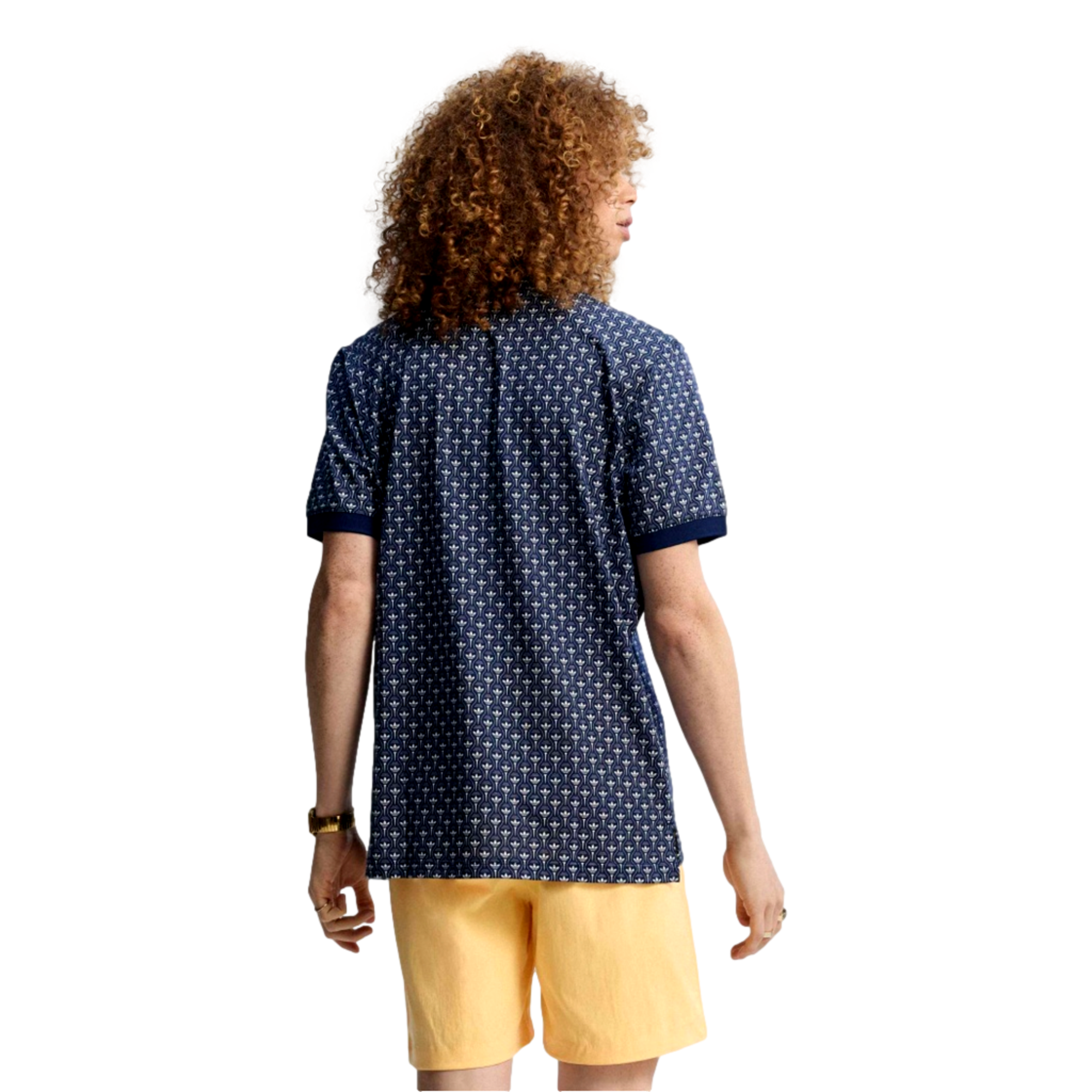 Originals All Over Trefoil Men's Golf Polo Shirt