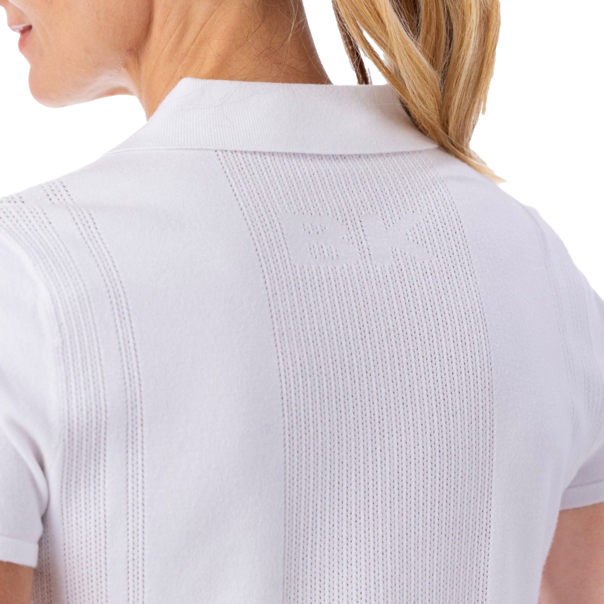 Pointelle Women's Short Sleeve Golf Sweater