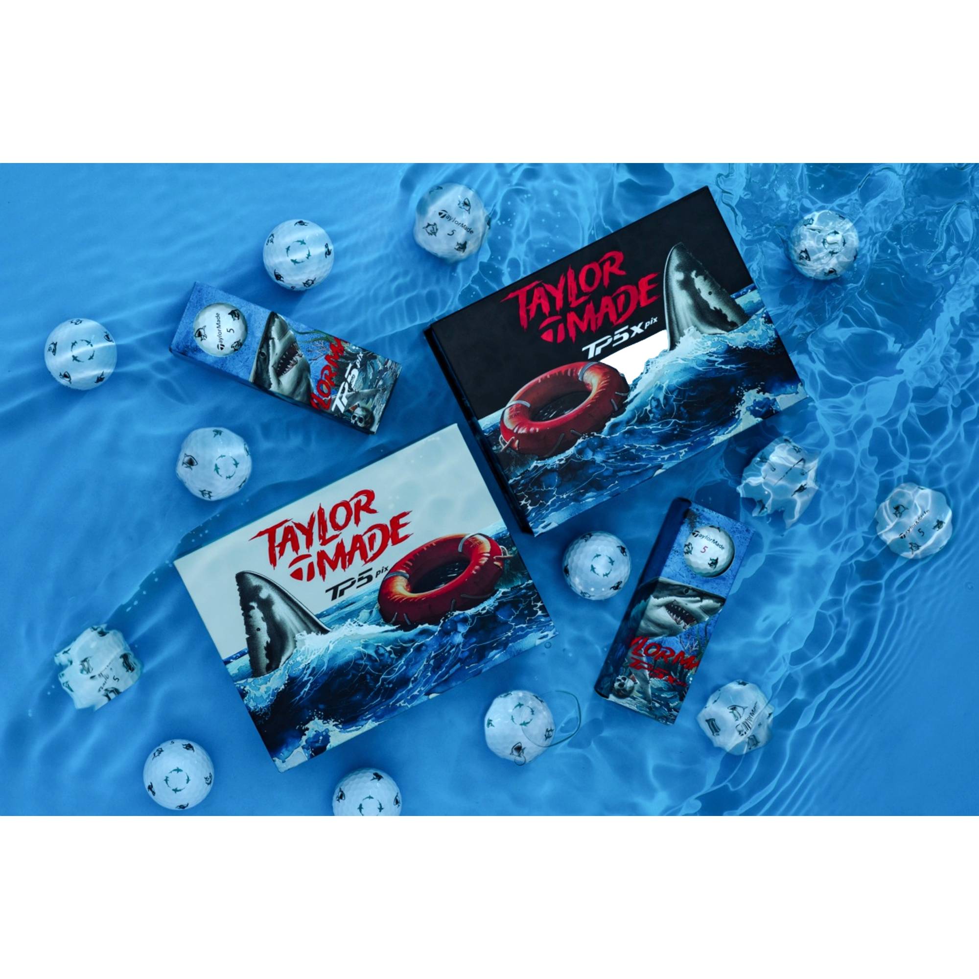 TP5 Pix 3.0 Shark Golf Balls