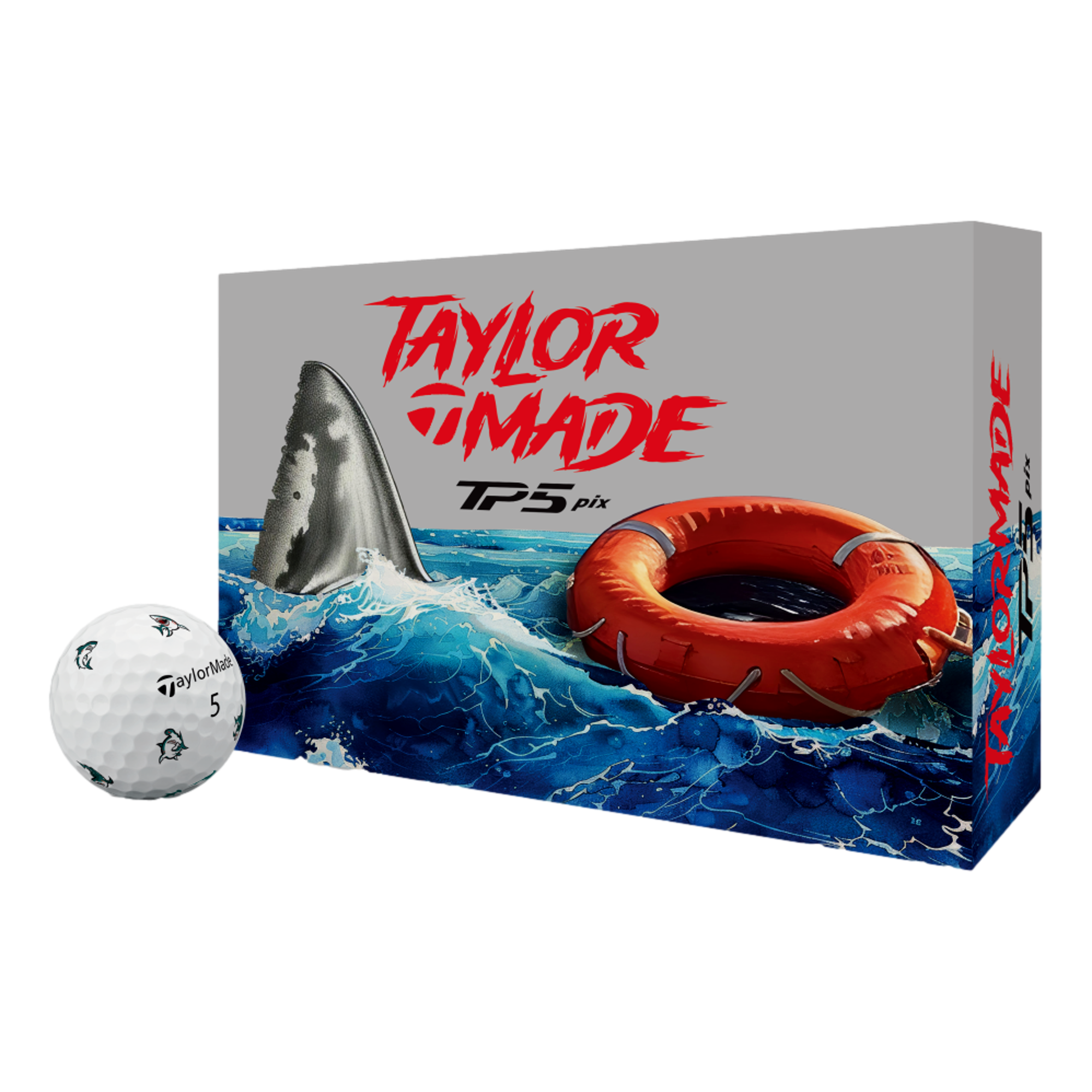 TP5 Pix 3.0 Shark Golf Balls