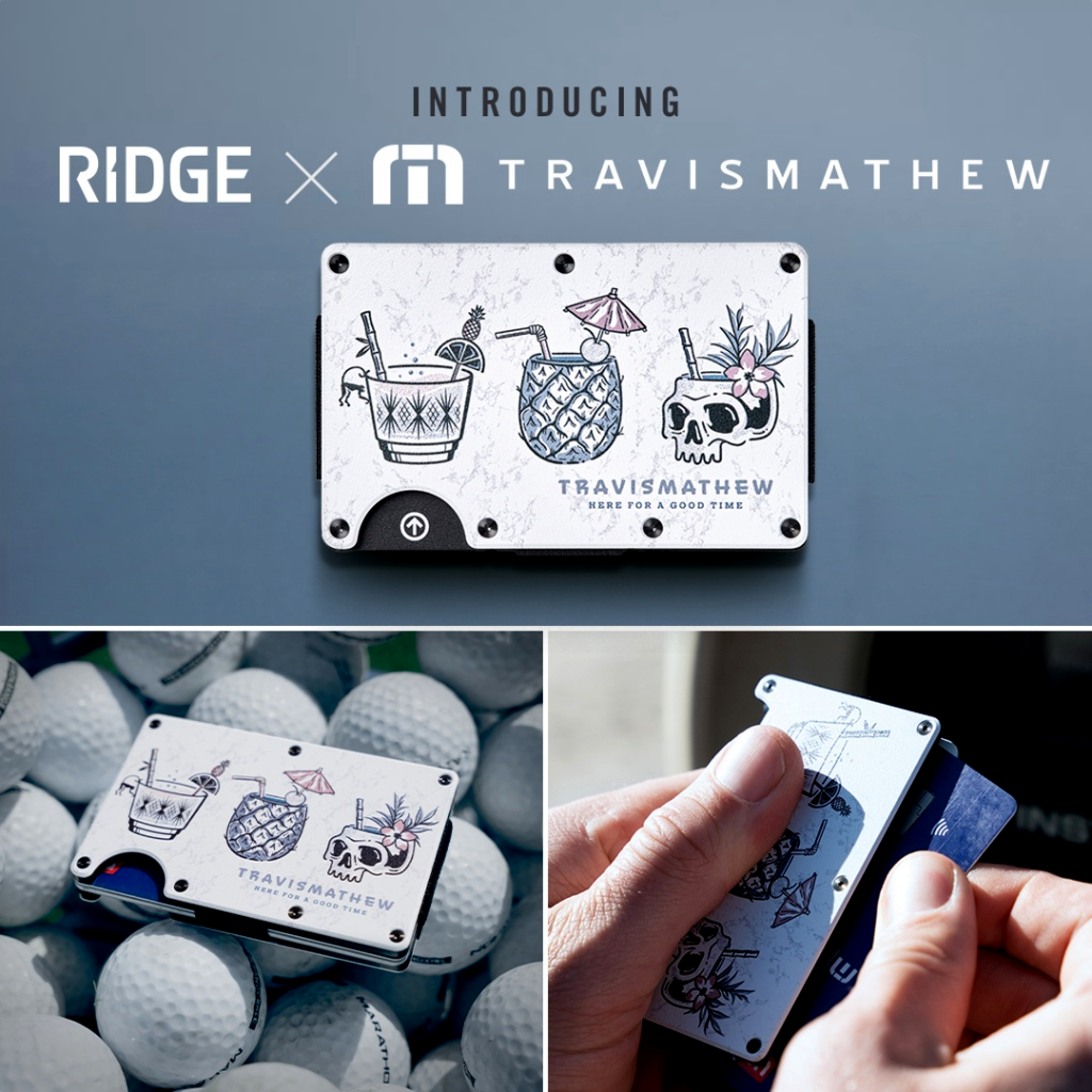 Happy Hour Travis Mathew Design Wallet