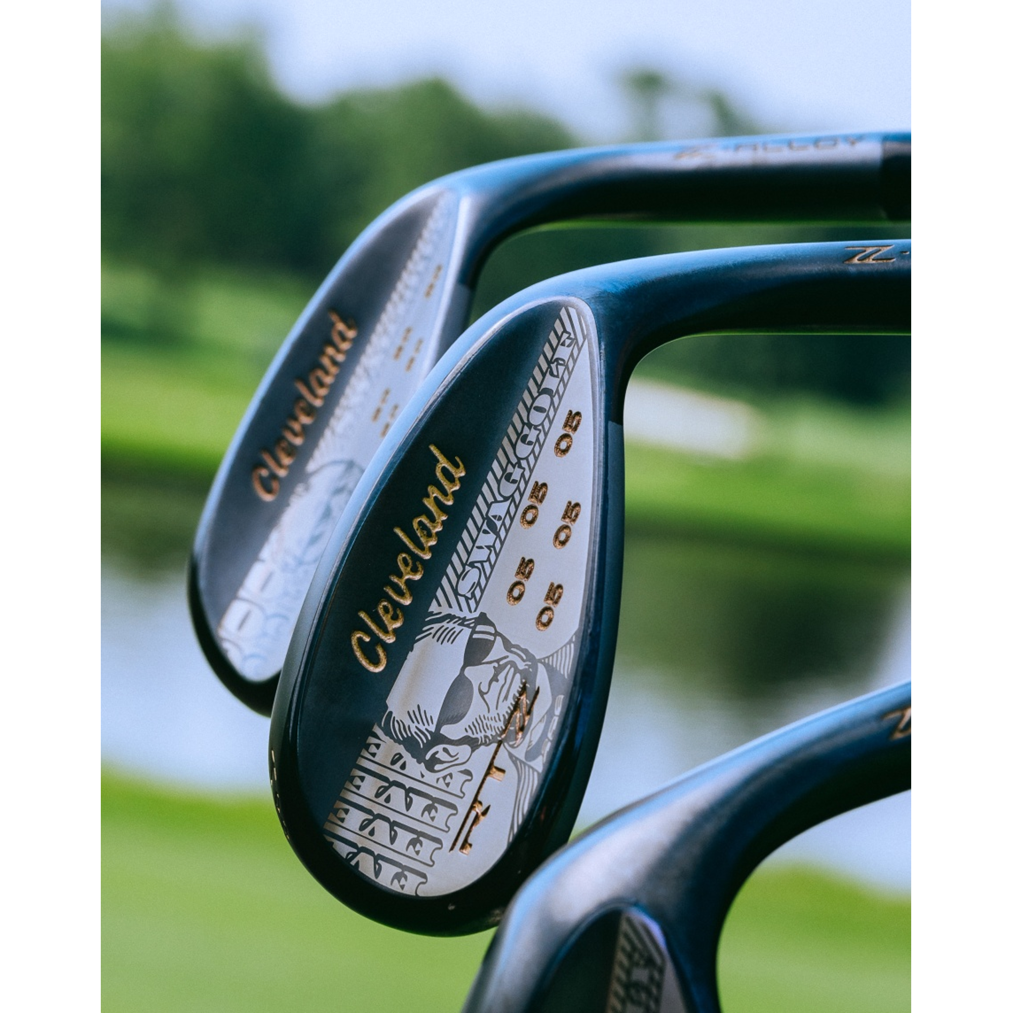 SWAG X Cleveland RTZ Black Satin Wedge w/ Steel Shaft (Lincoln)