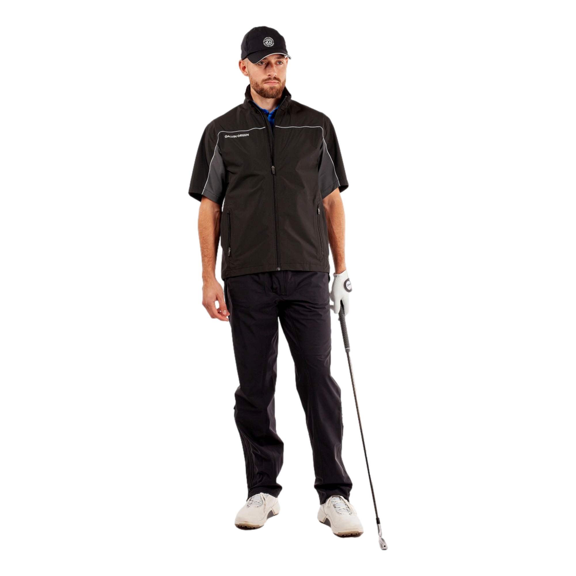 Air Men's Short Sleeve Golf Rain Shirt