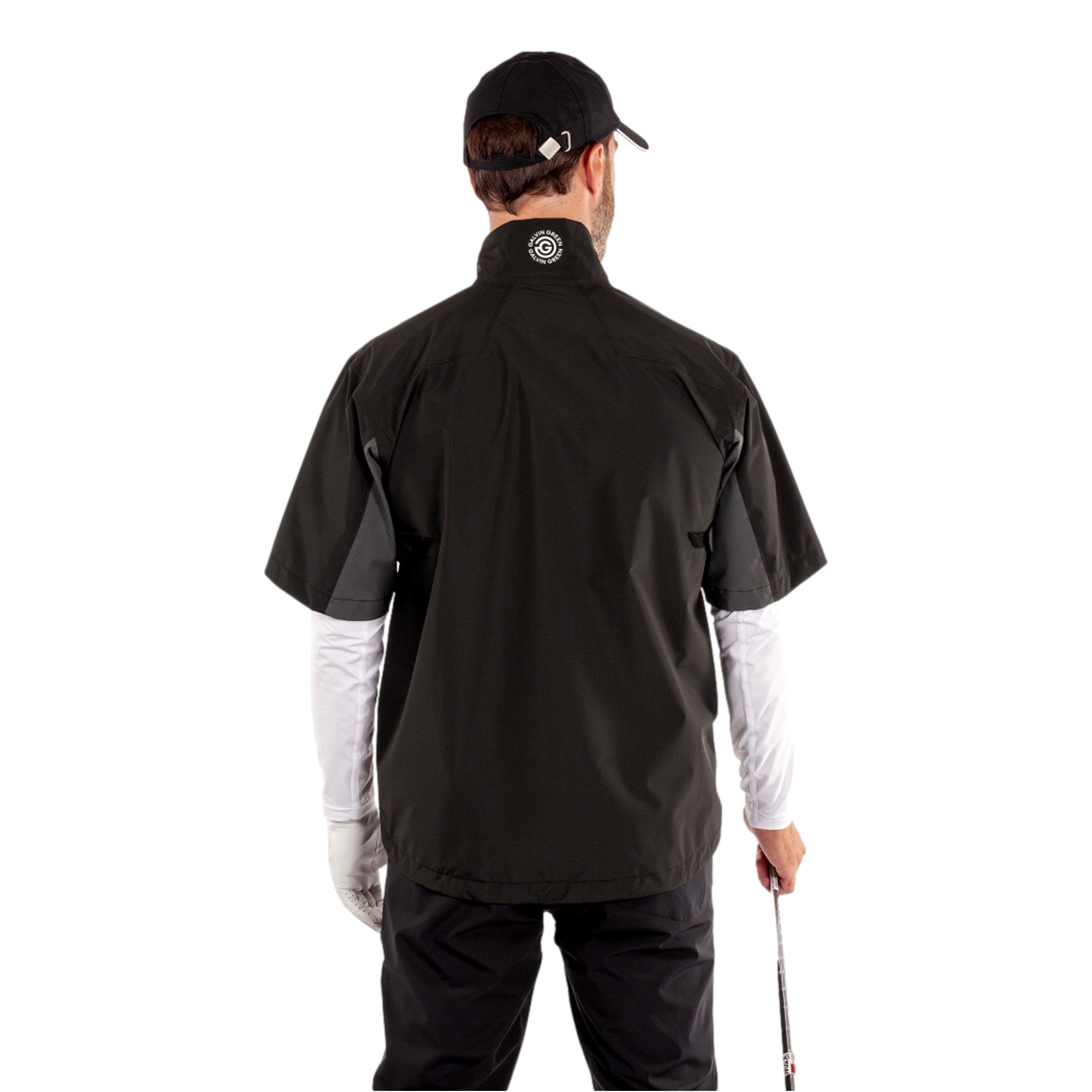 Air Men's Short Sleeve Golf Rain Shirt