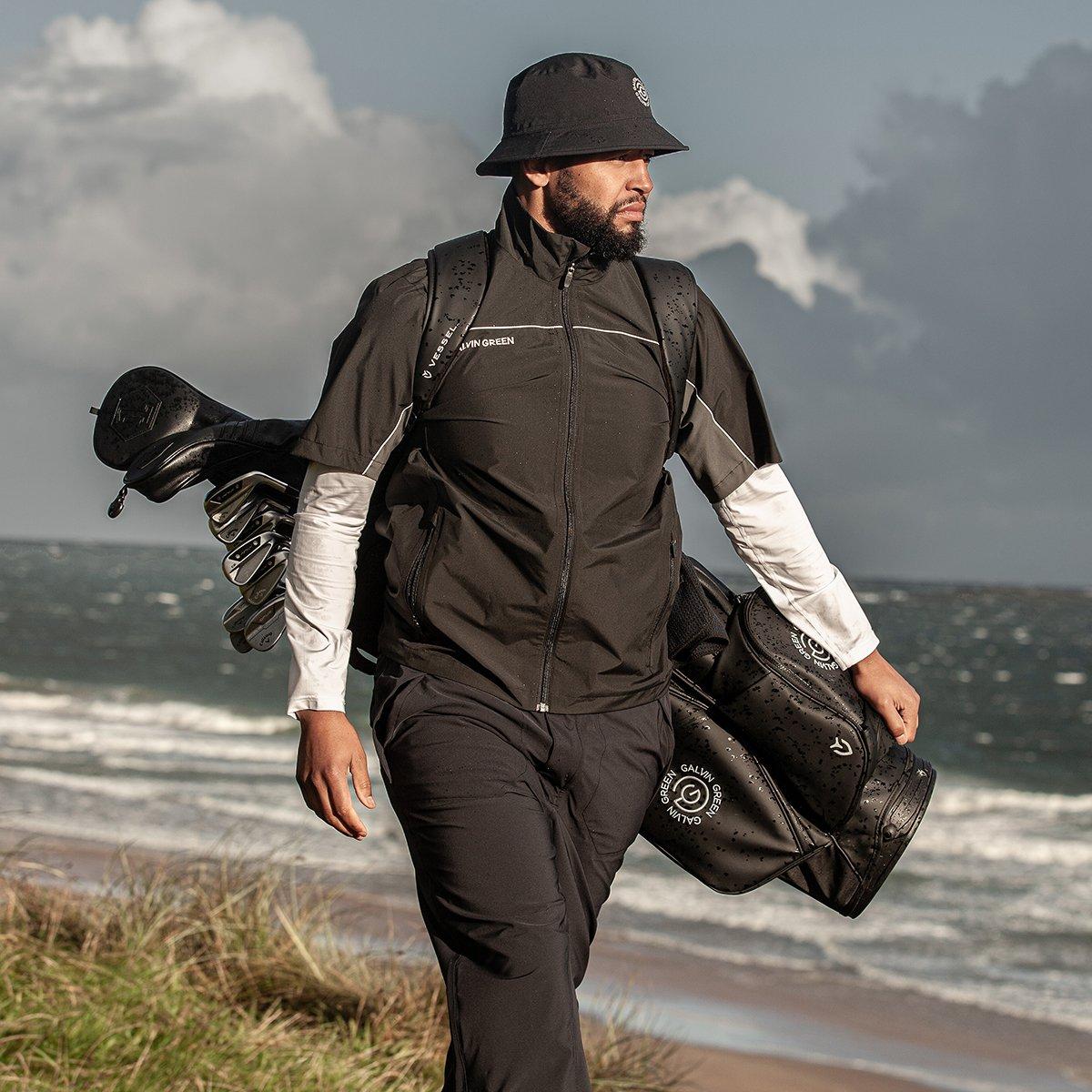 Air Men's Short Sleeve Golf Rain Shirt