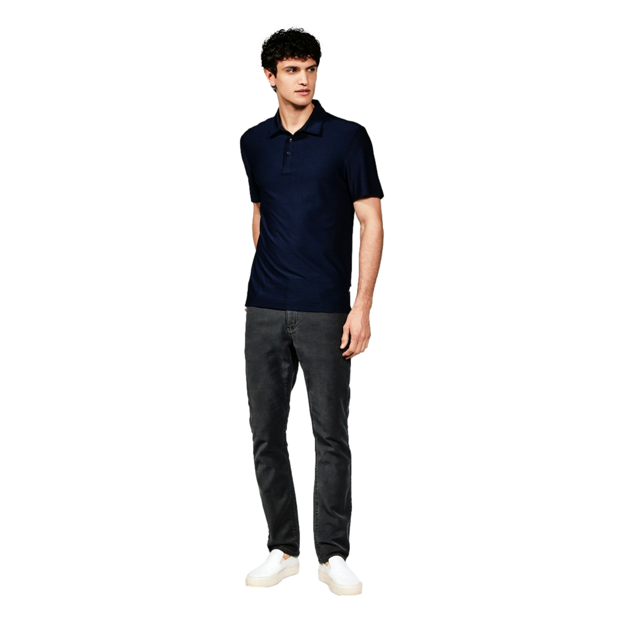 Classic Seersucker Marlowe Men's Short Sleeve Golf Polo Shirt