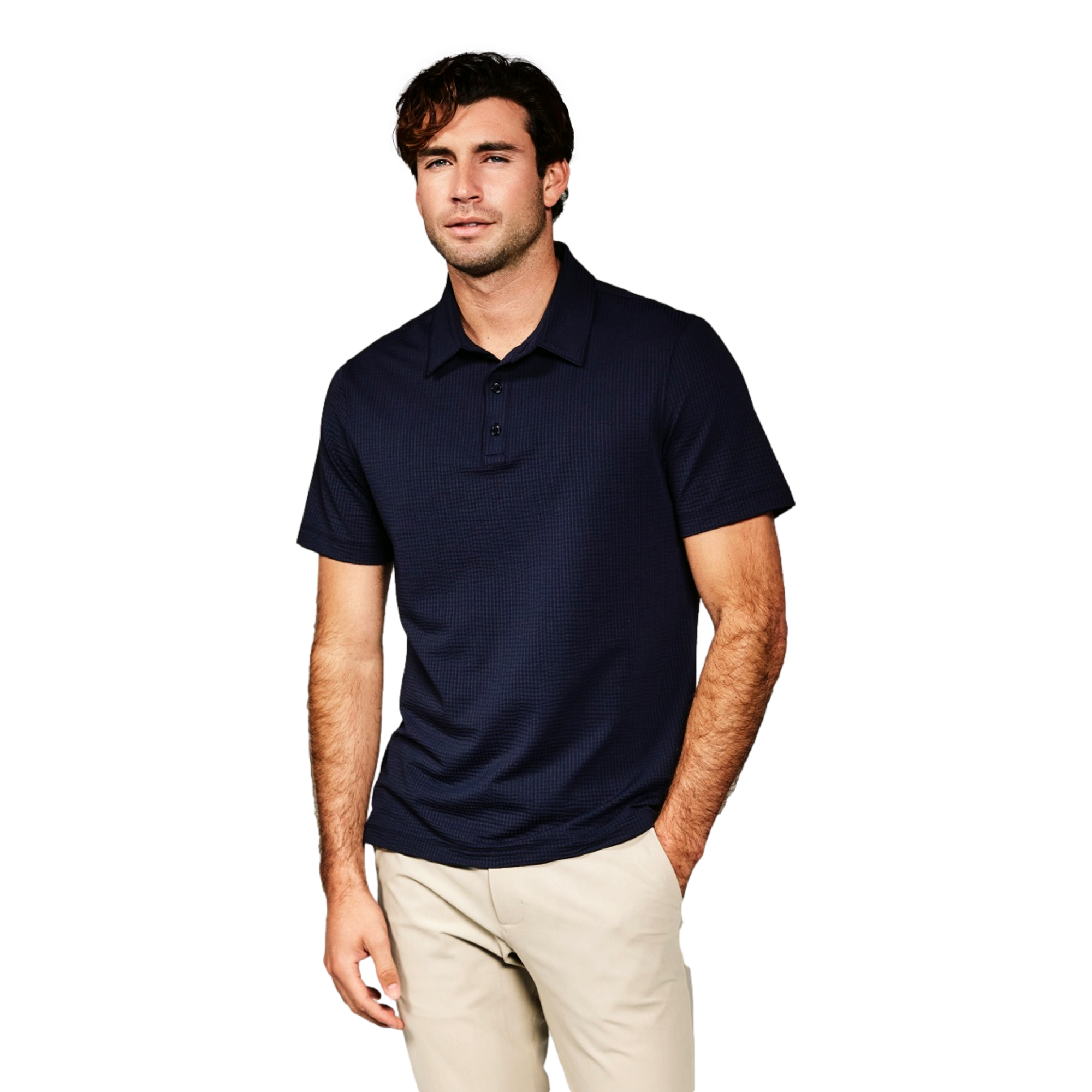 Seersucker Men's Sutherland Golf Polo Shirt