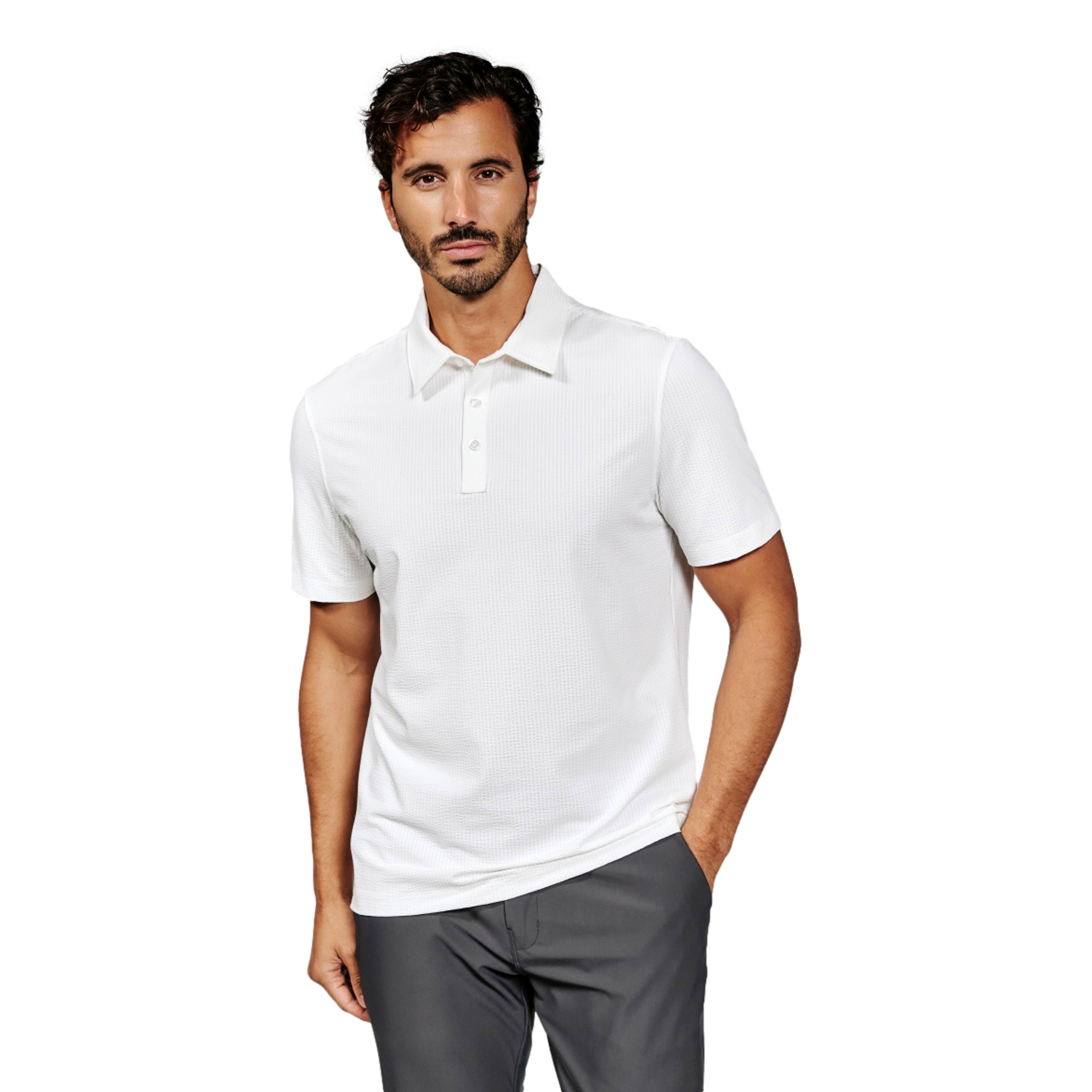 Seersucker Men's Sutherland Golf Polo Shirt