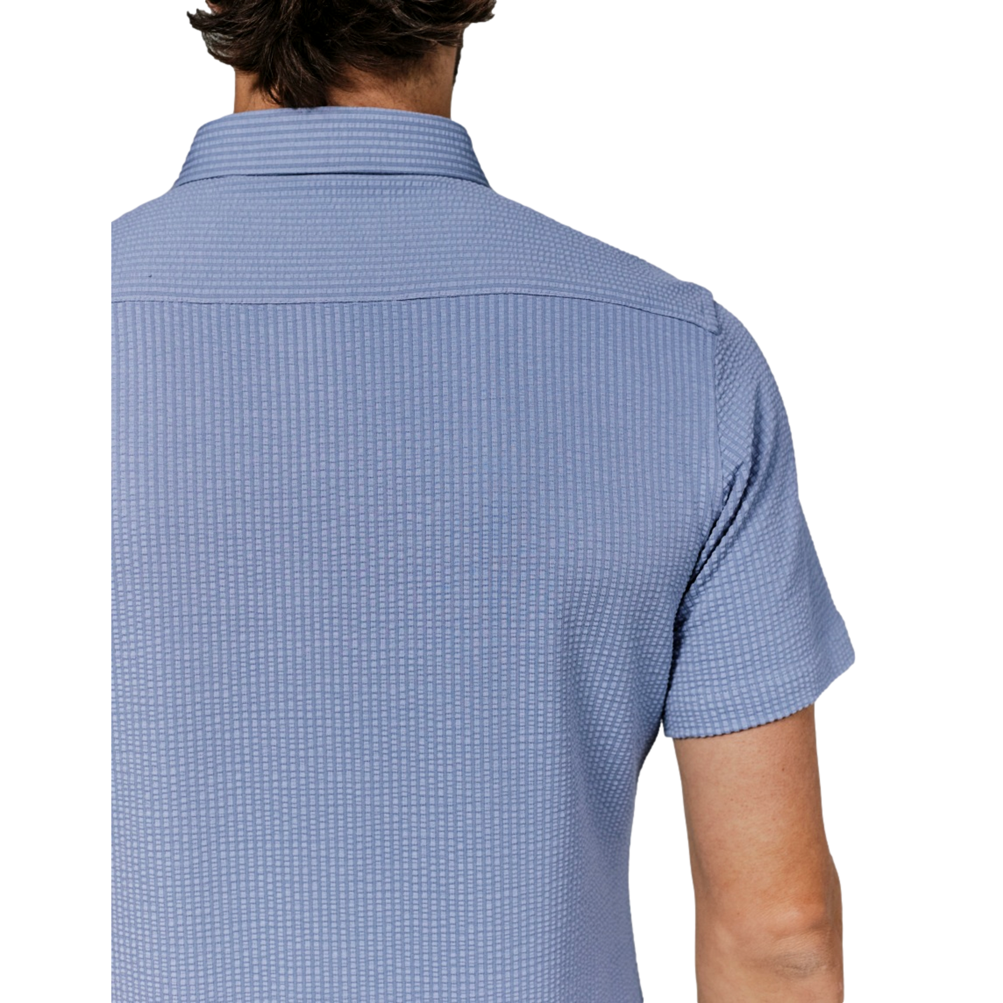 Seersucker Men's Bennet Short Sleeve Golf Polo Shirt