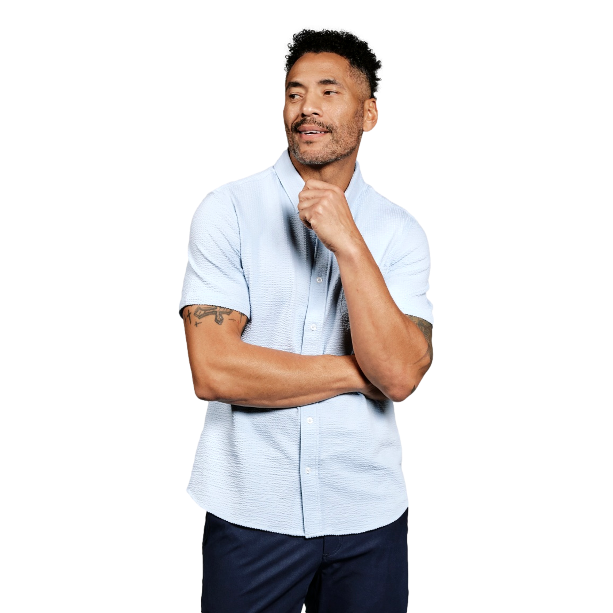 Seersucker Men's Bennet Golf Polo Shirt