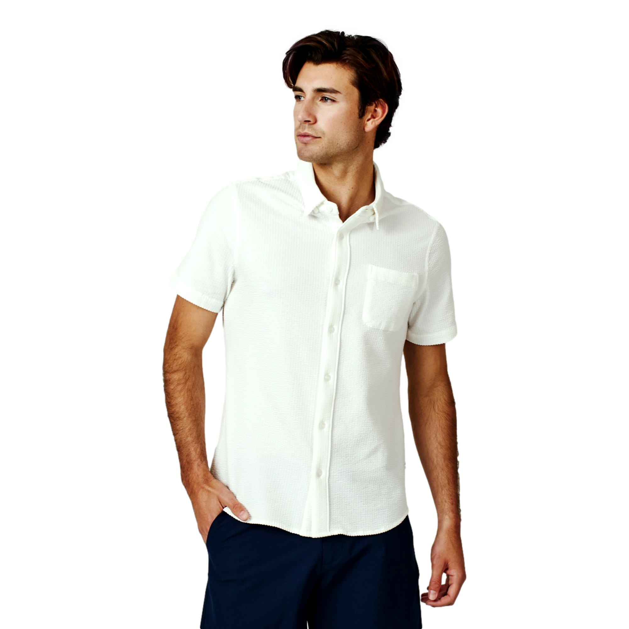 Seersucker Men's Bennet Golf Polo Shirt